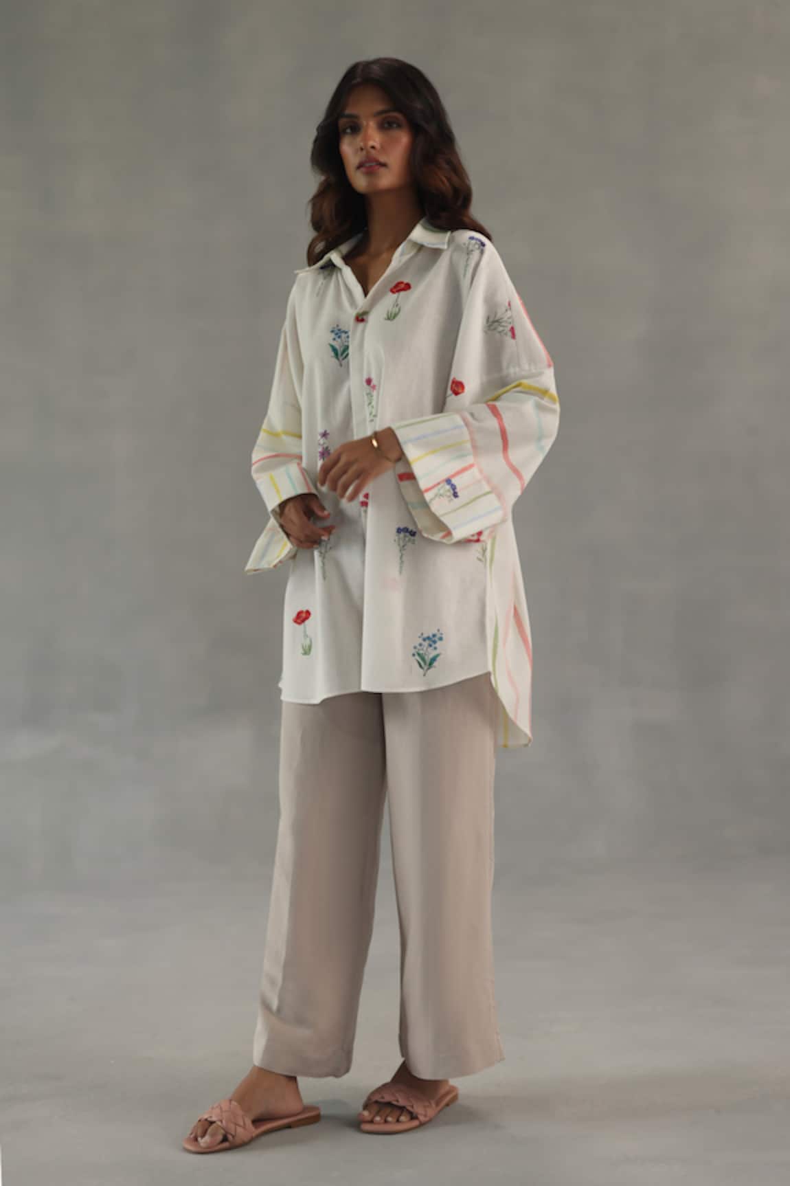 Roza Bianca Printed Shirt 