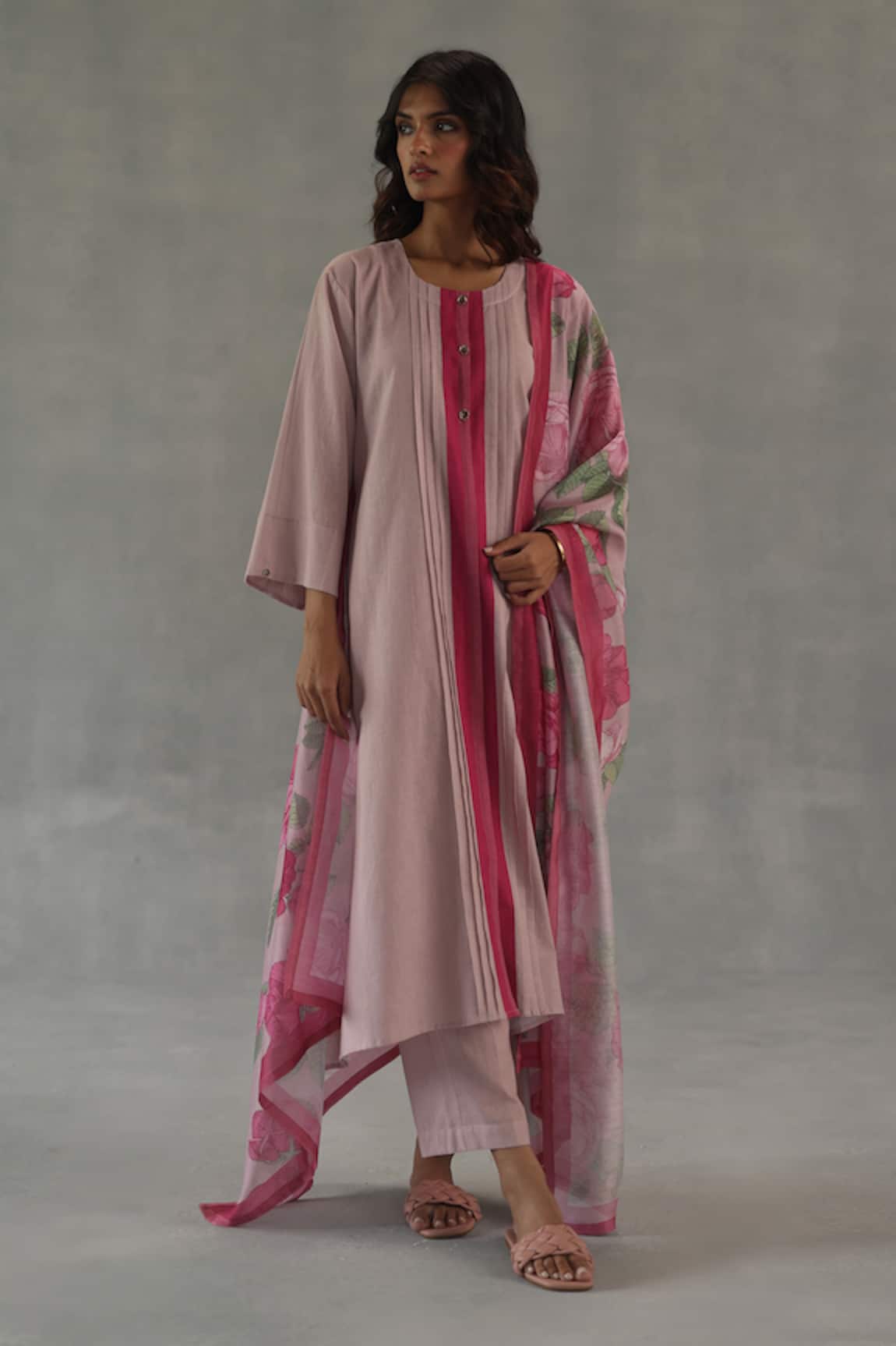 Roza Tuberose Printed Kurta Set 