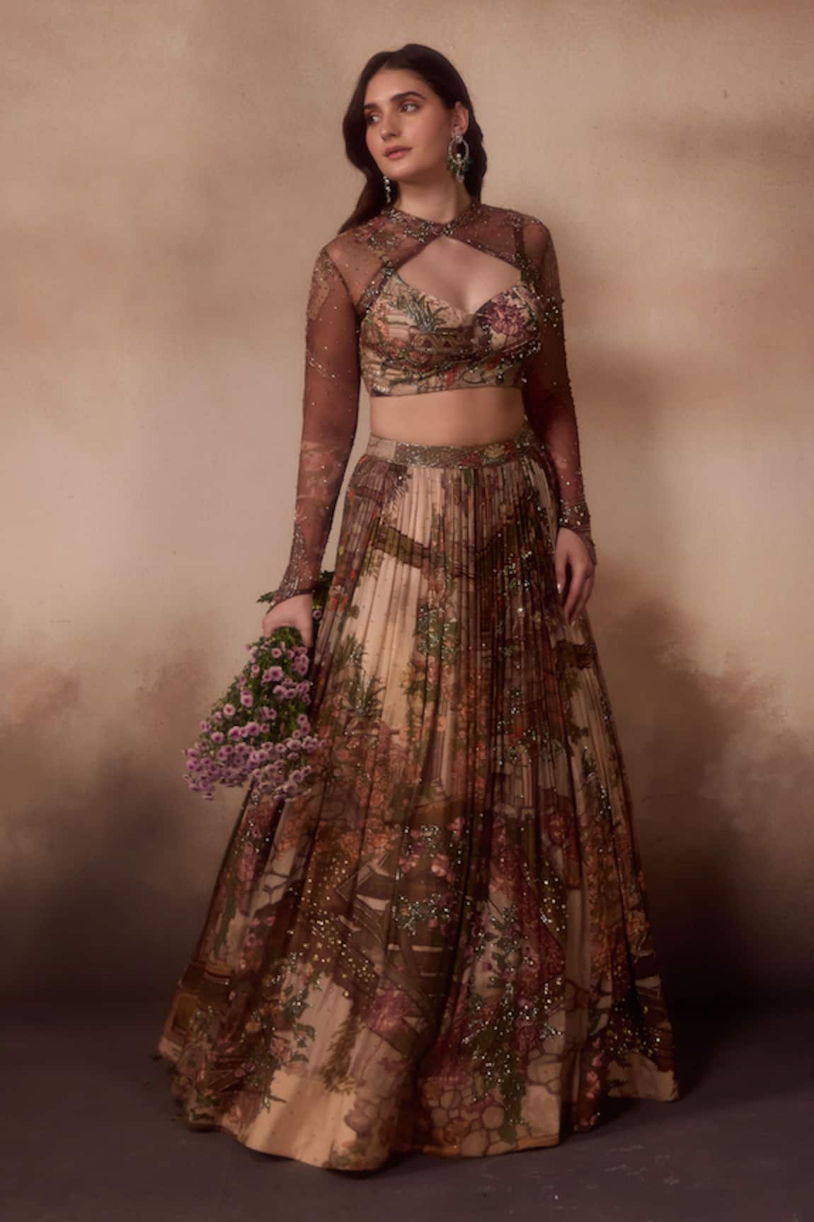 Falsa Printed Lehenga & Blouse Set 