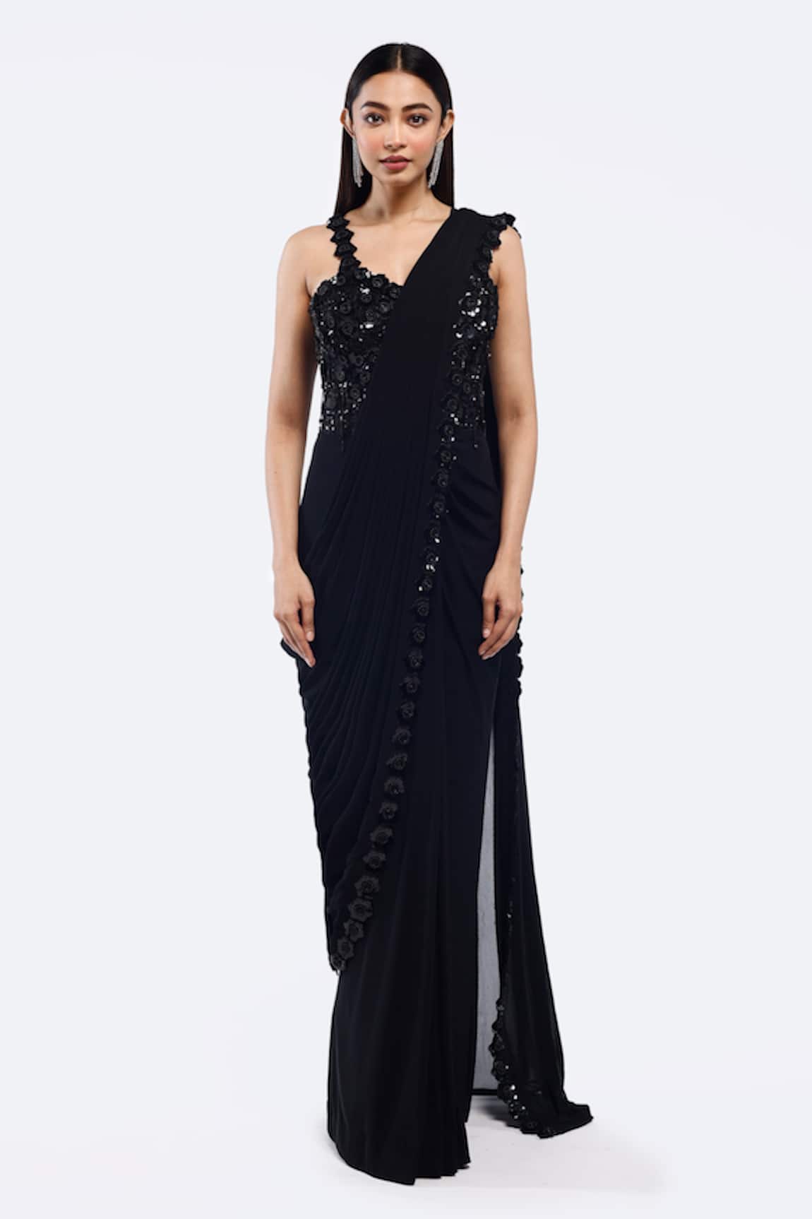 Onaya Embellished Saree Gown 