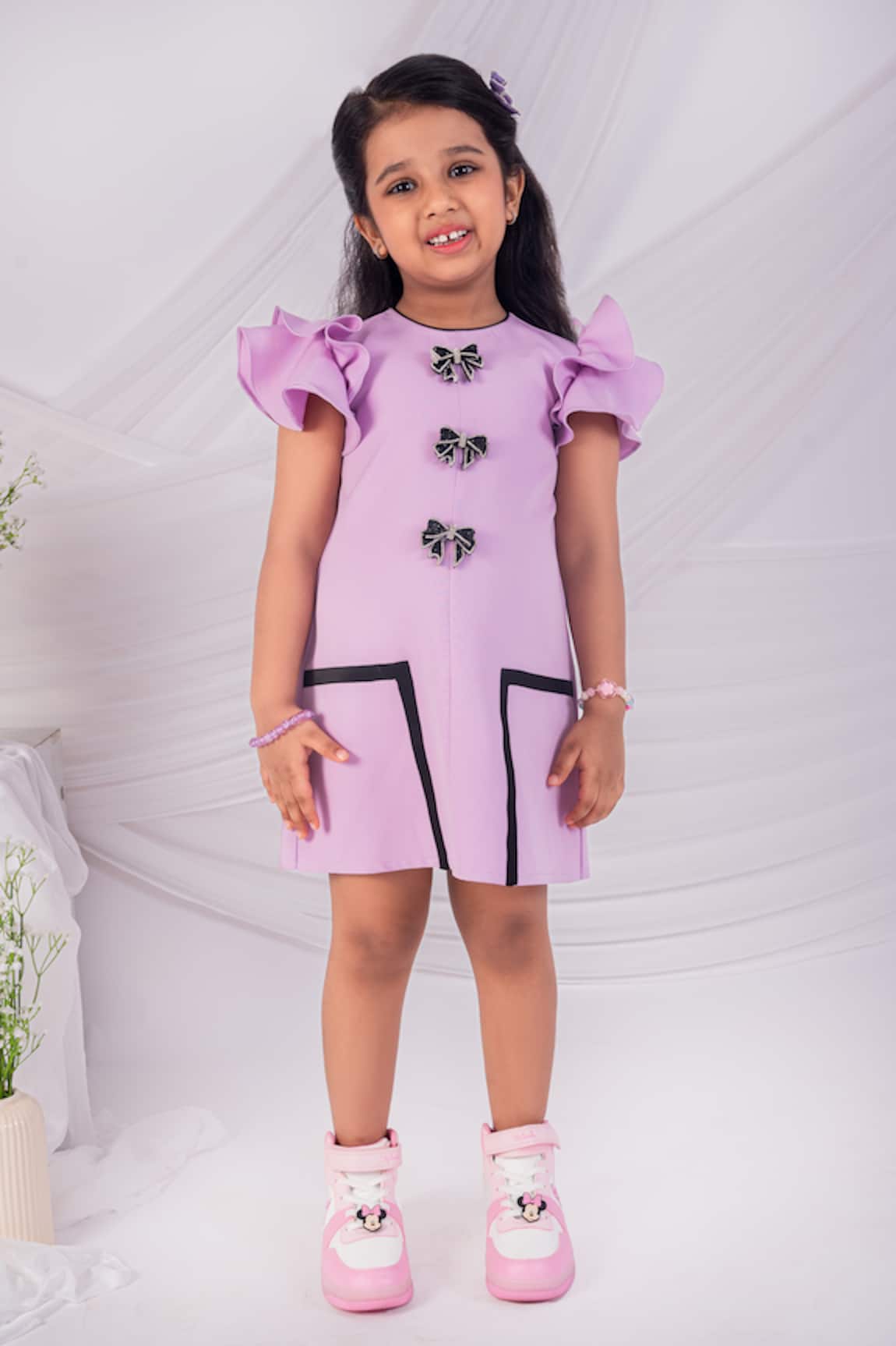 Toplove Lilac Bow Charm Dress 