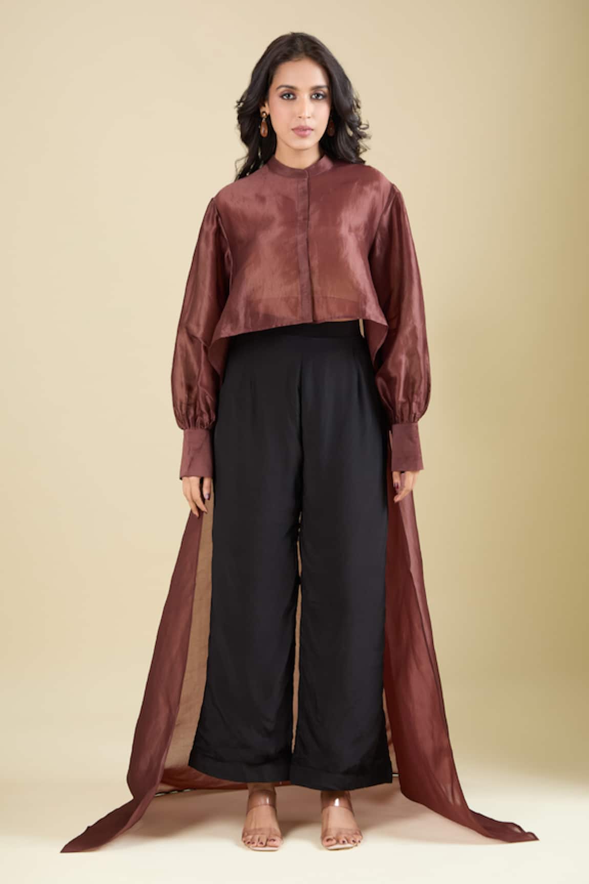 Pankaj & Nidhi Avah High-Low Jacket 