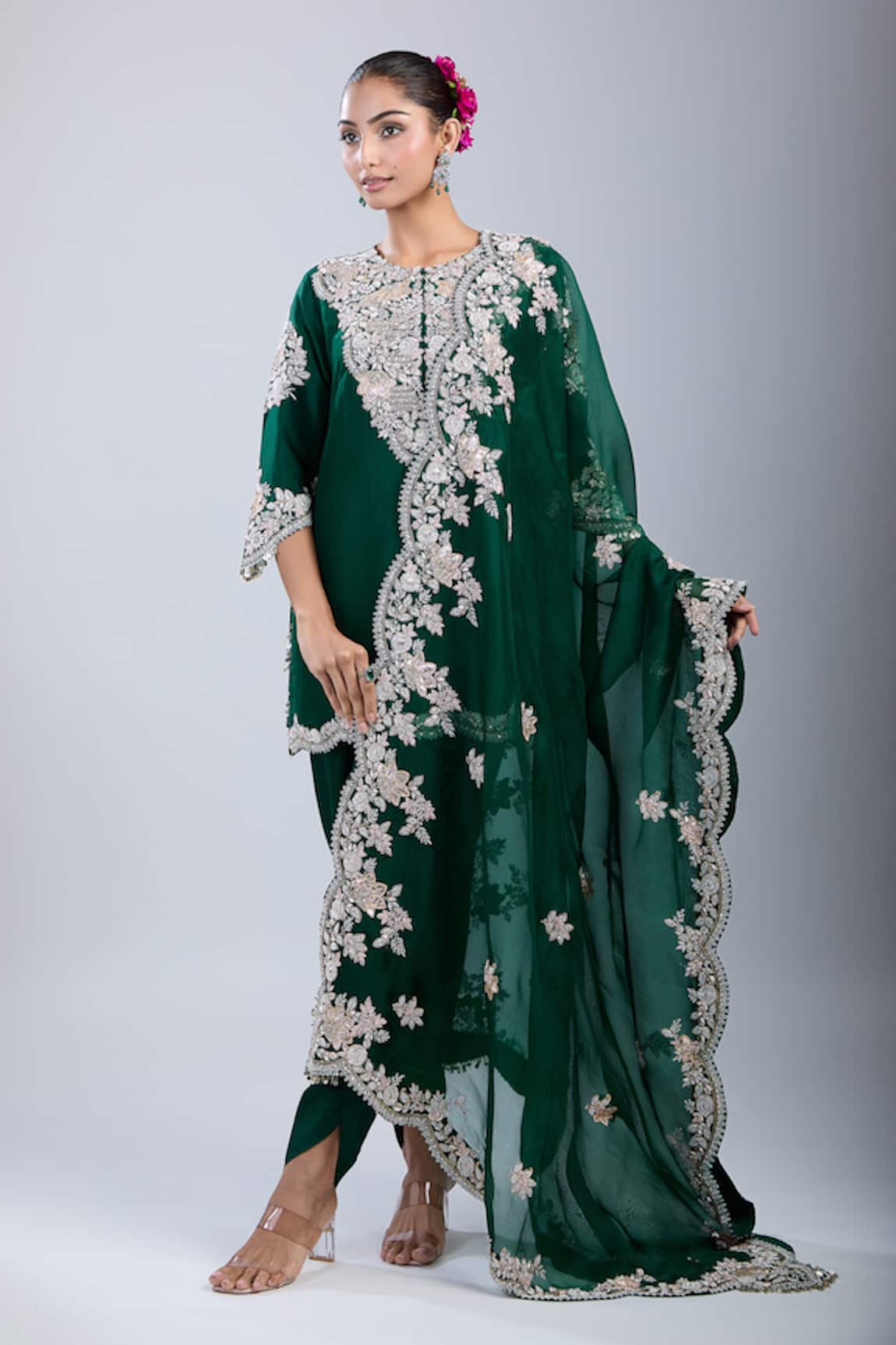 Prisho Embroidered Kurta Set 