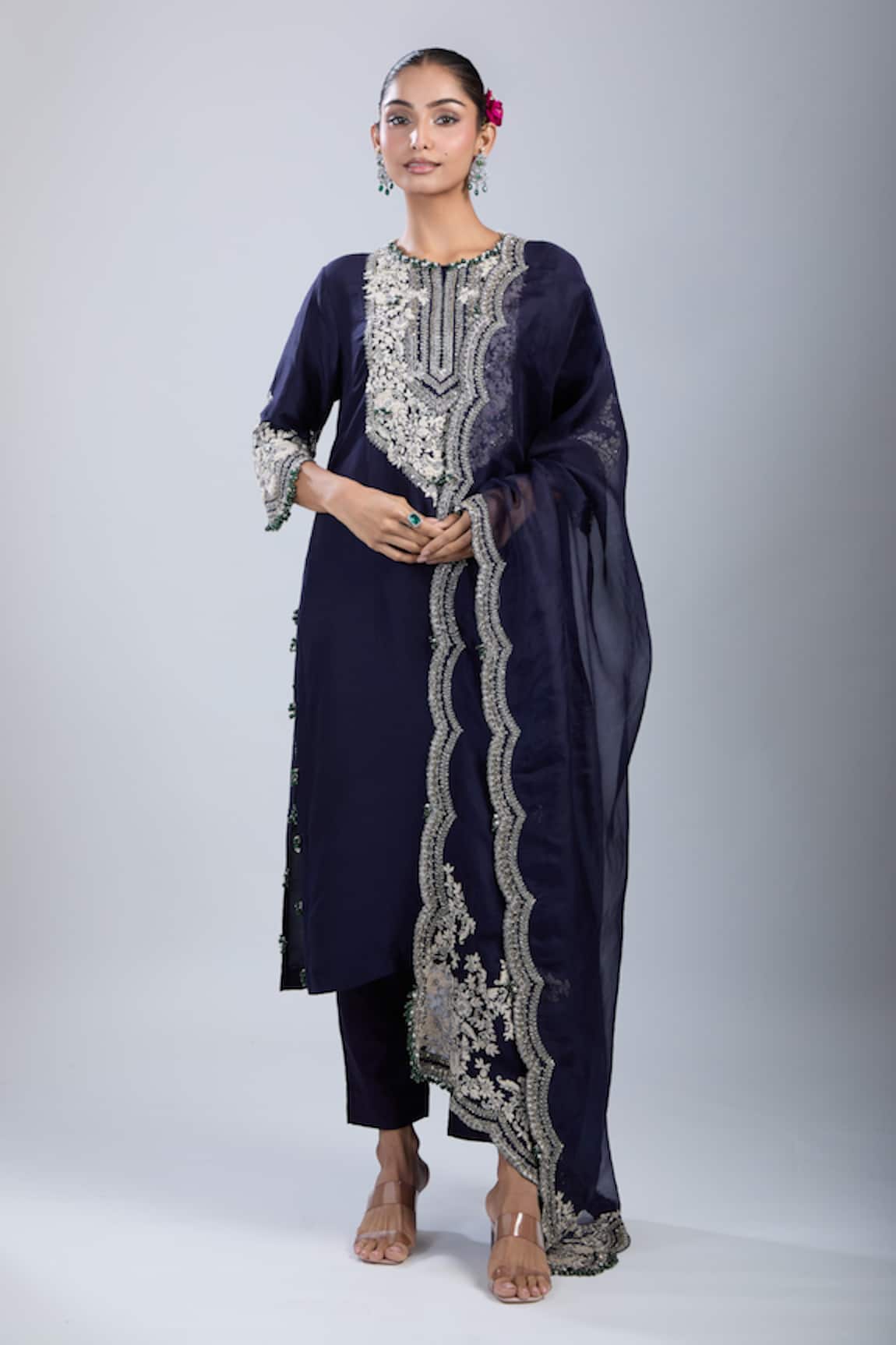 Prisho Embroidered Kurta Set 