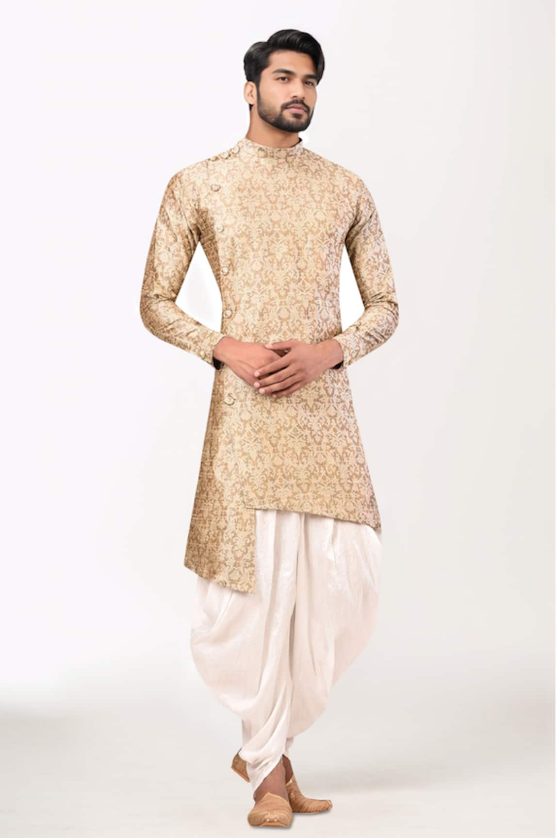 Arihant Rai Sinha Silk Jacquard Kurta Set 