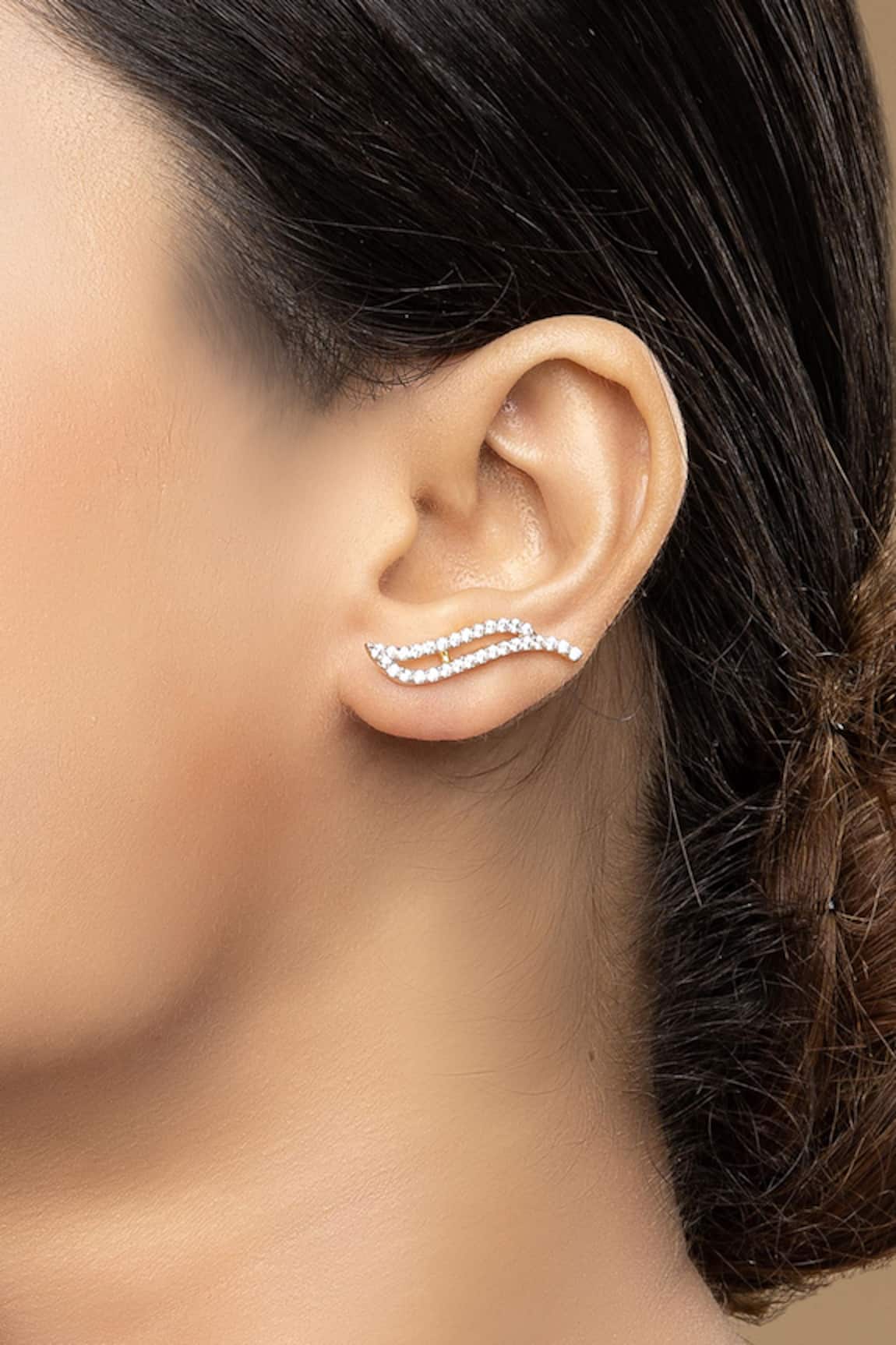 Sica Jewellery 925 Silver Frangipani Earcuffs