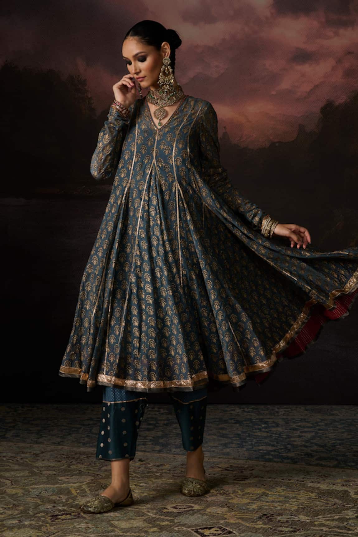 Swatti Kapoor Tuba Woven Salwar 