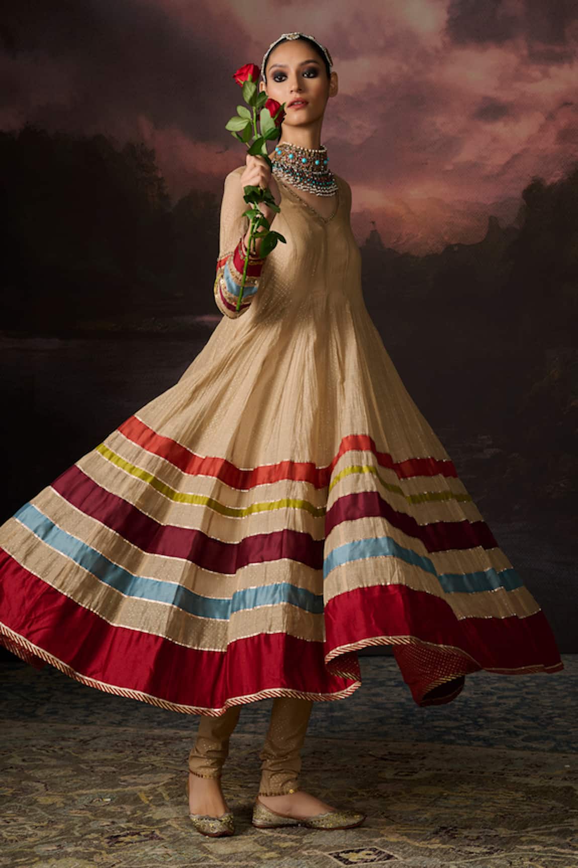Swatti Kapoor Iffat Plain Churidar 