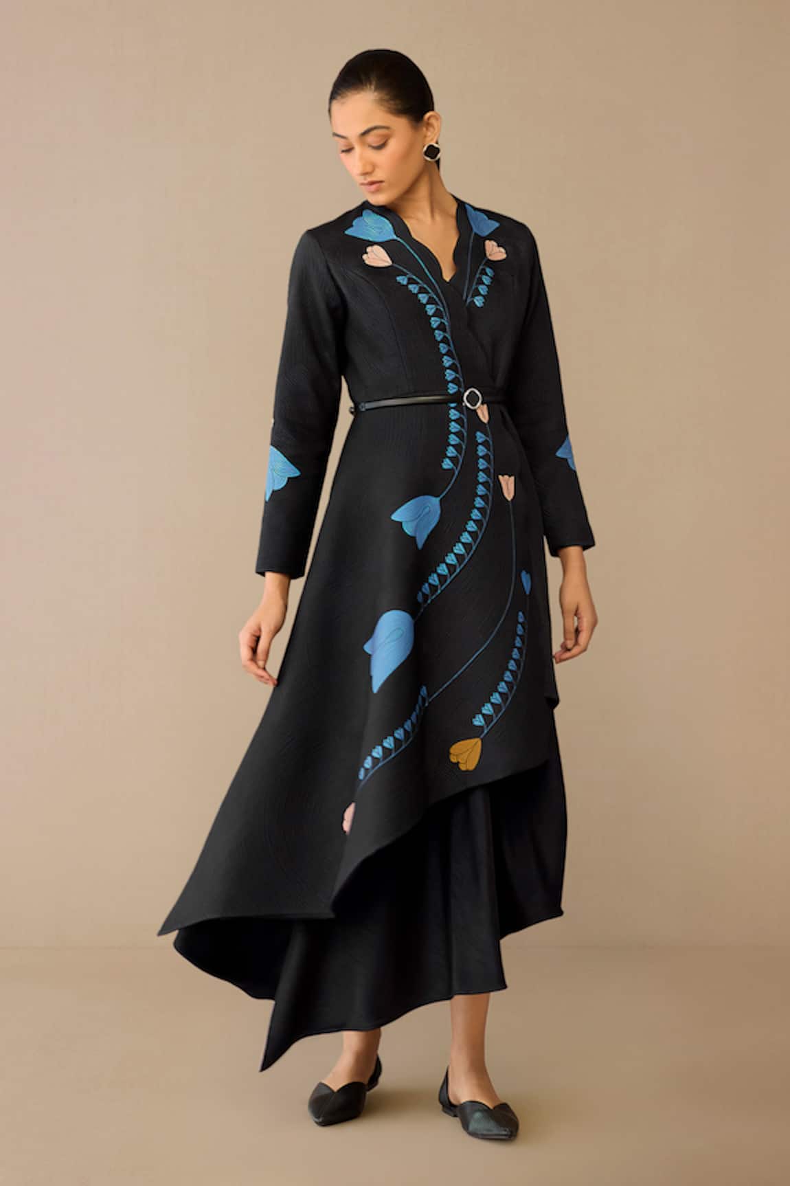 Ampm Eraya Draped Skirt Set 