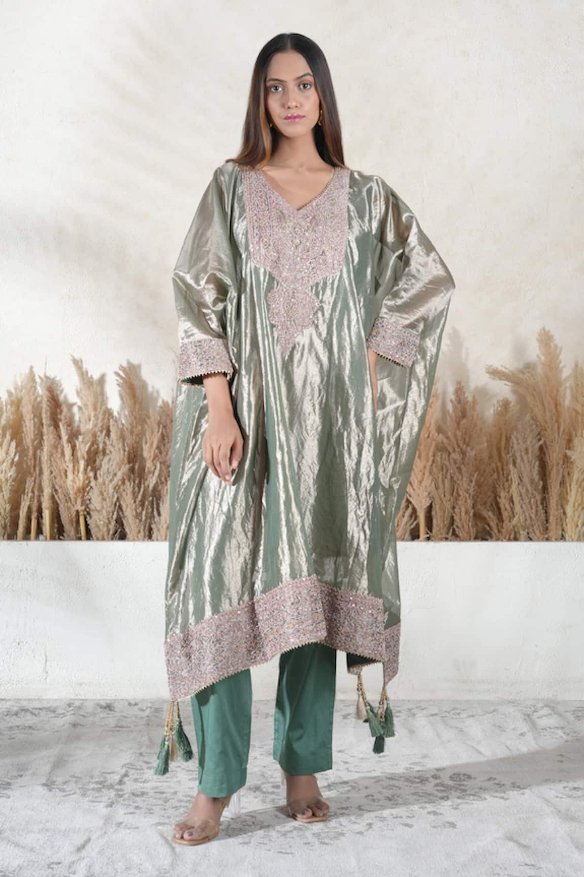 Vedika Soni Embroidered Kaftan Set 
