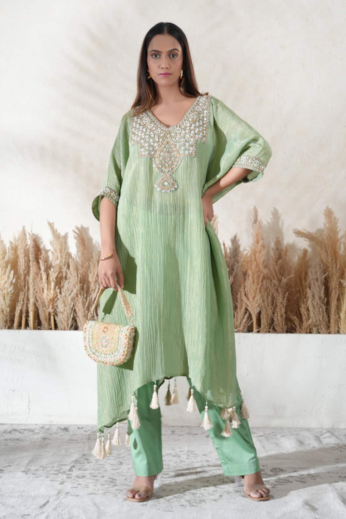 Vedika Soni Embroidered Kaftan Set 