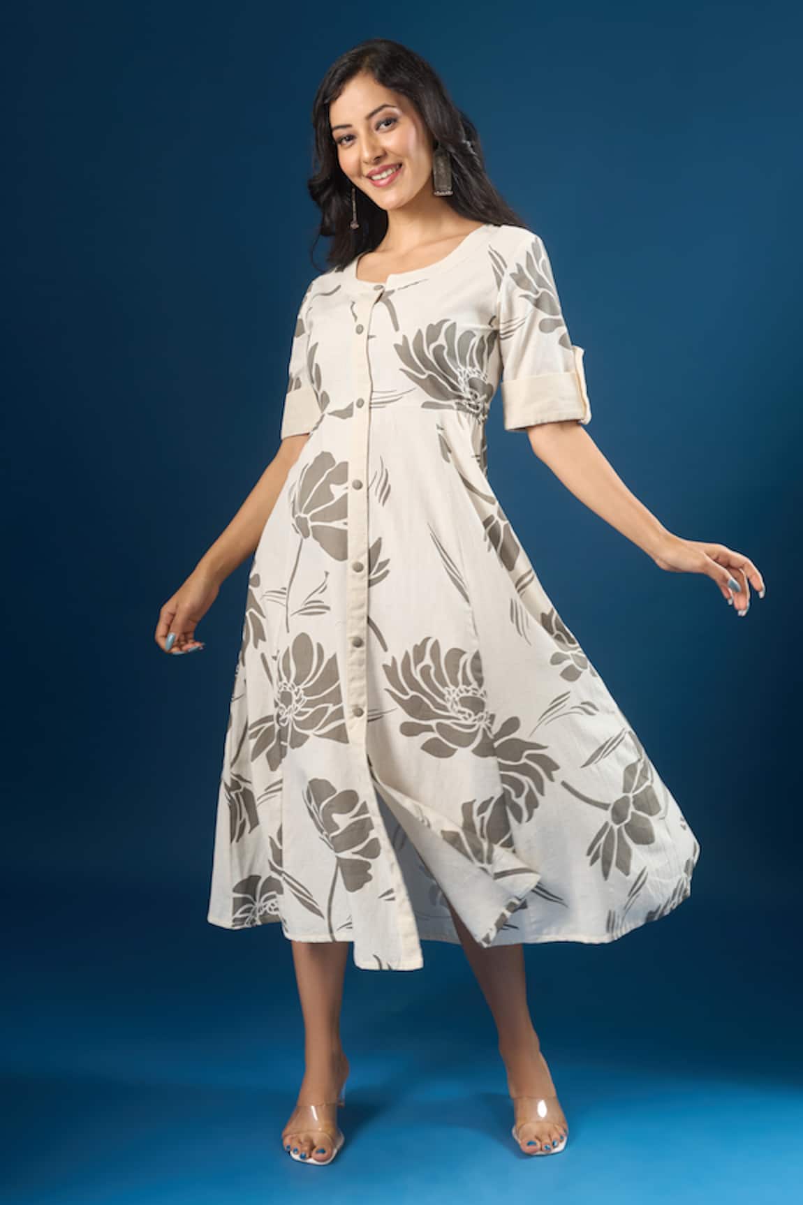 Naintara Bajaj Florette Print Dress 