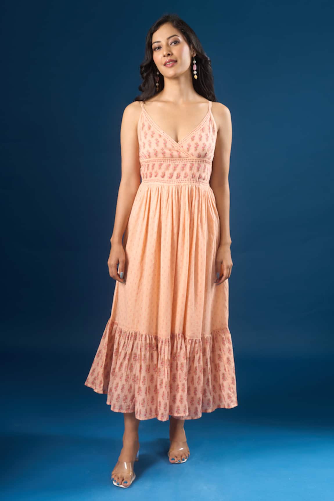 Naintara Bajaj Paisley Print Dress 