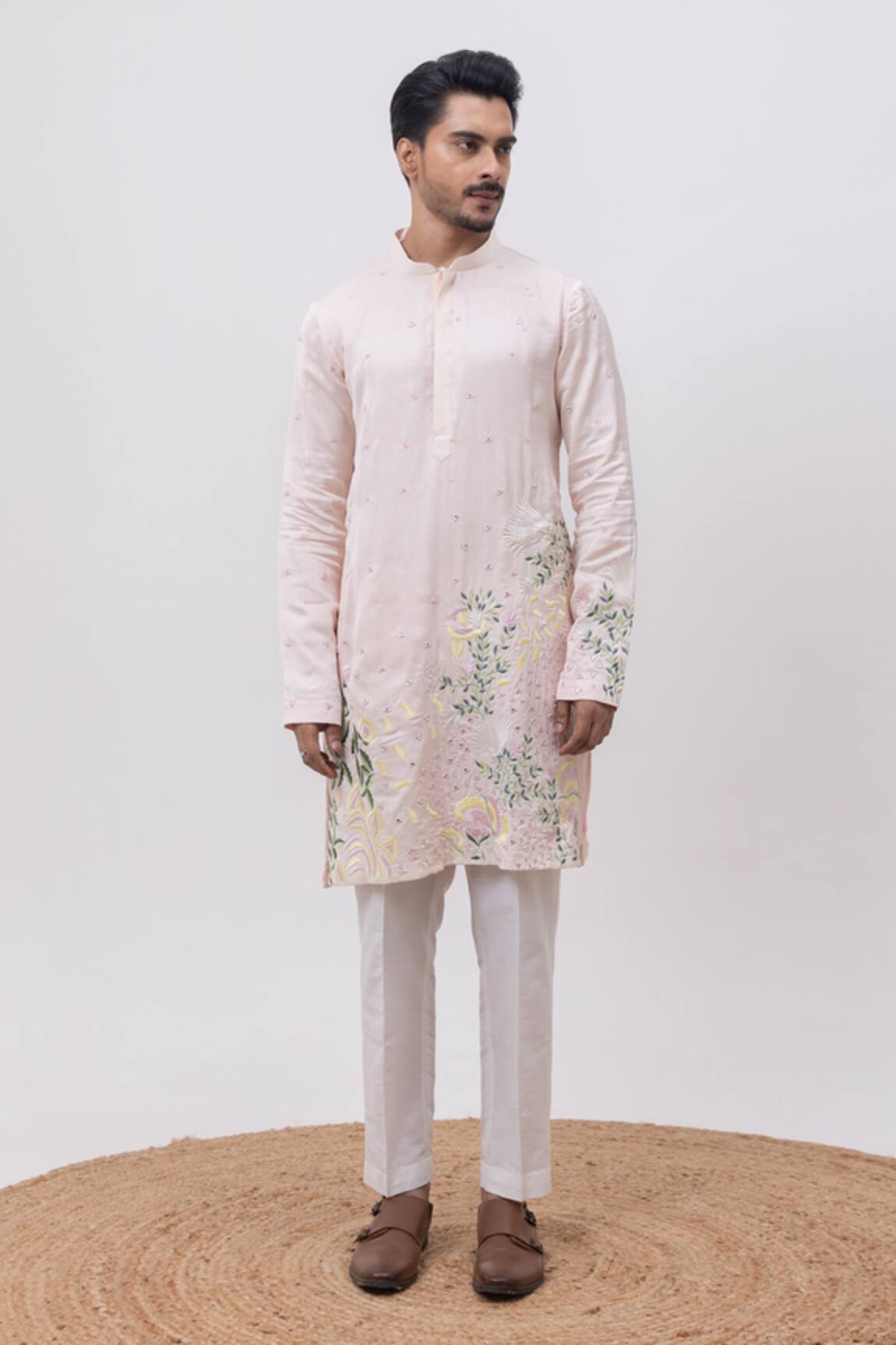 Kaka Calcutta Floral Garden Kurta & Pant Set