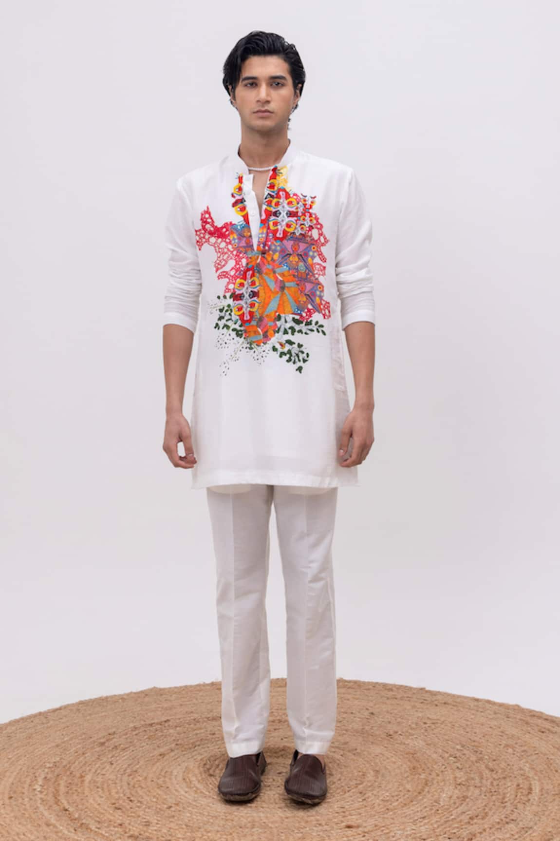 Kaka Calcutta Rang Rager Kurta & Pant Set 
