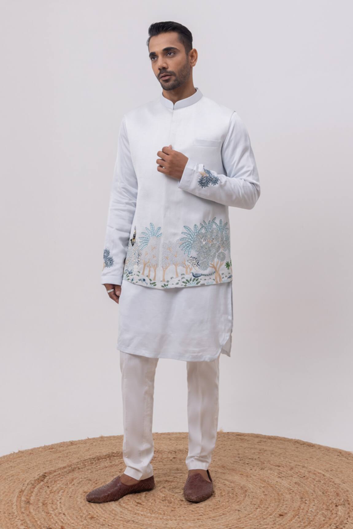 Kaka Calcutta Vrindavan Nehru Jacket 
