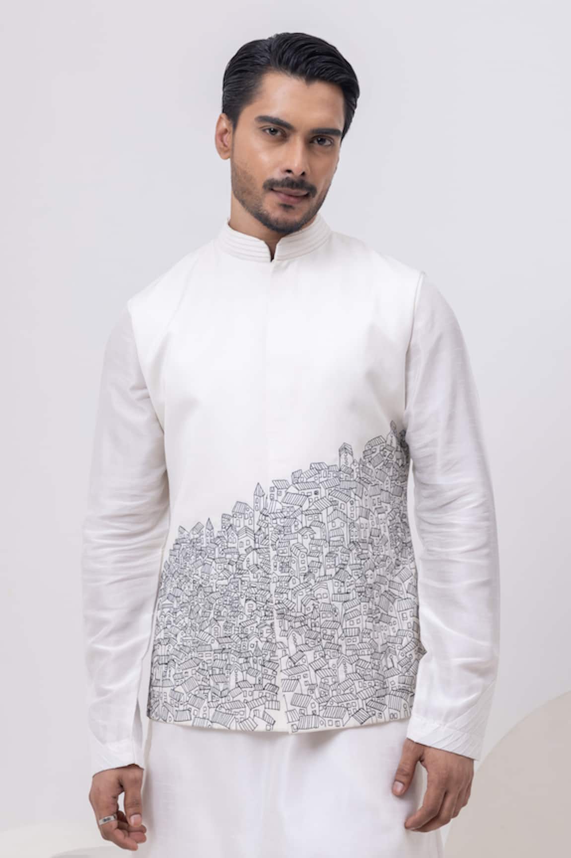 Kaka Calcutta Building Nehru Jacket 