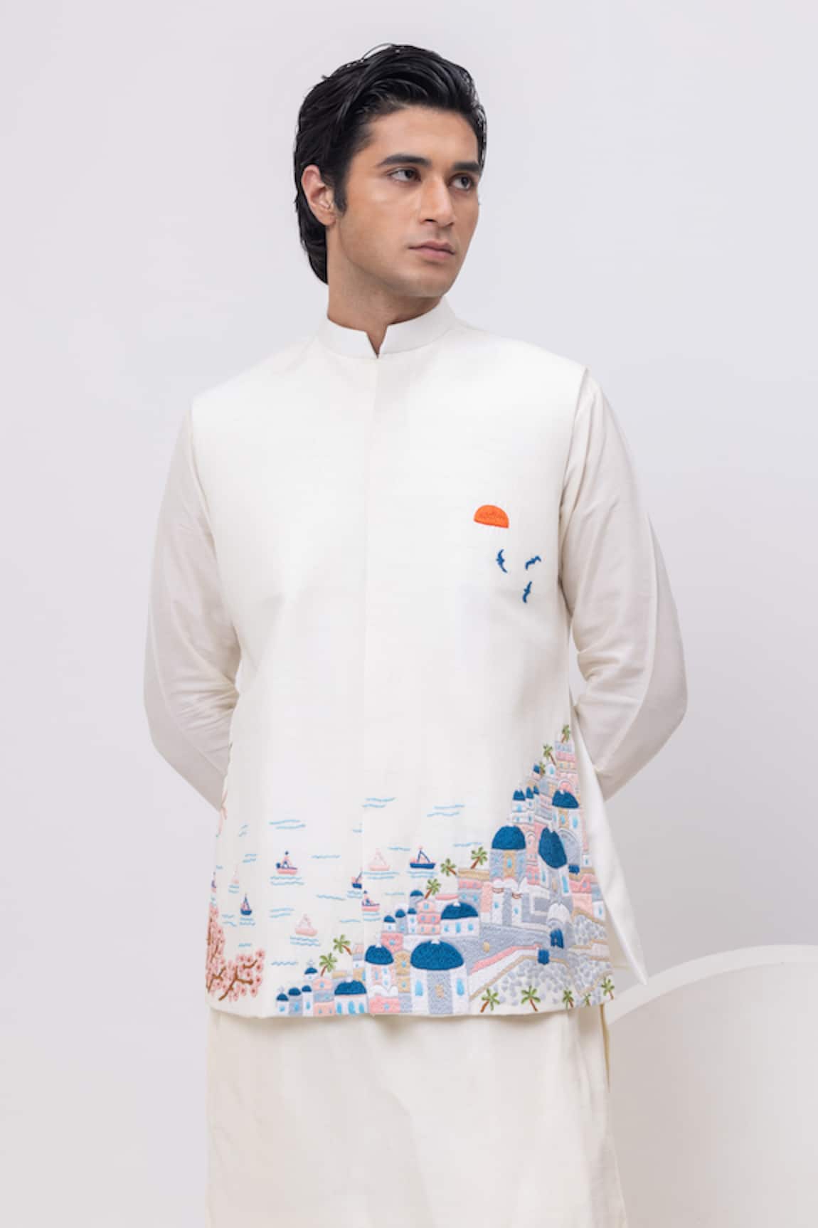 Kaka Calcutta Greece Nehru Jacket 