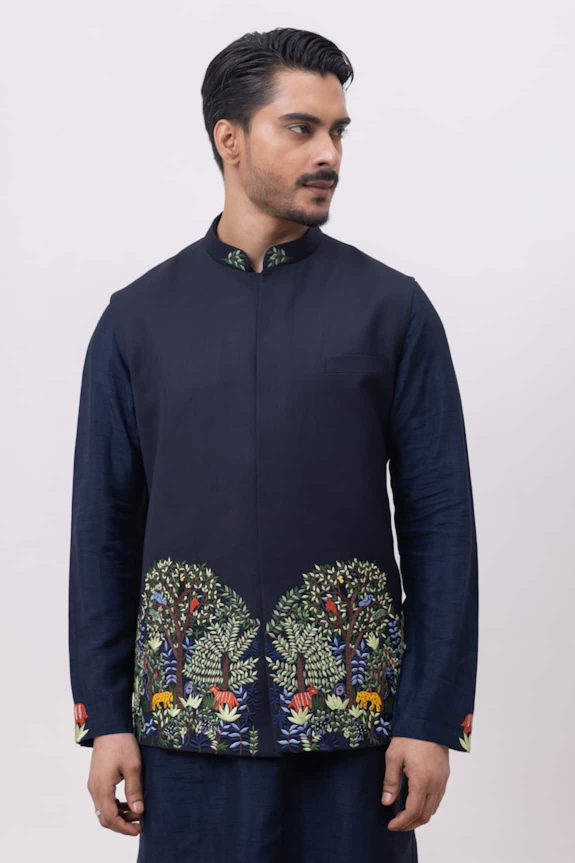 Kaka Calcutta Jungle Nehru Jacket 