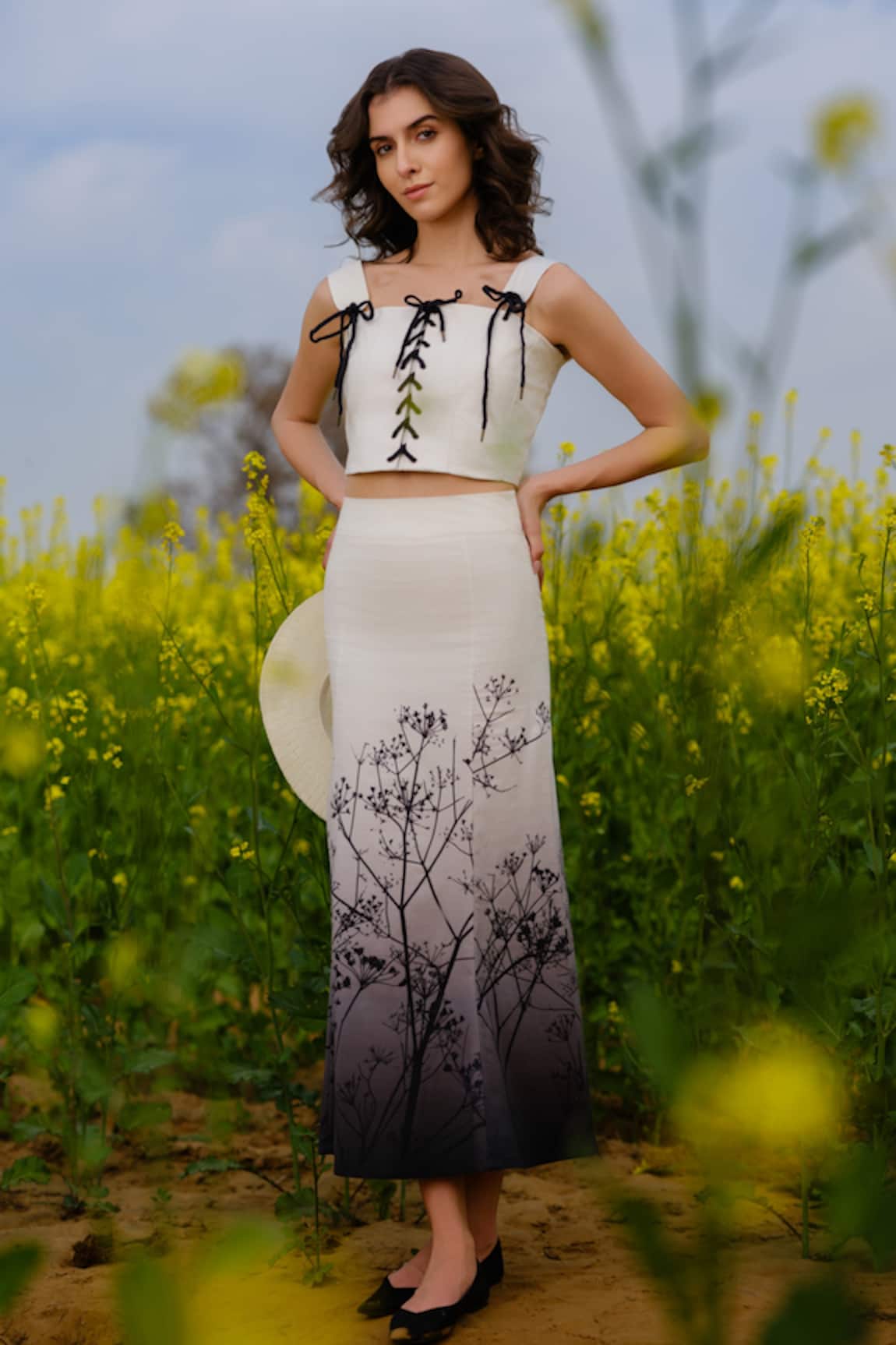 AFRIYA Monochrome Meadow Co-ord 