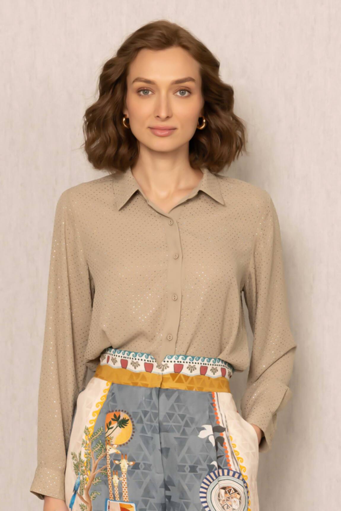 RANNA GILL Ezra Buttondown Shirt 