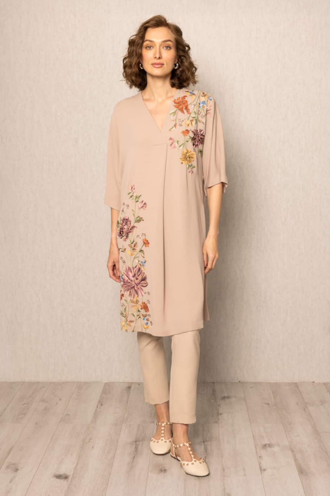 RANNA GILL Geneva Printed Kurta & Pant Set 