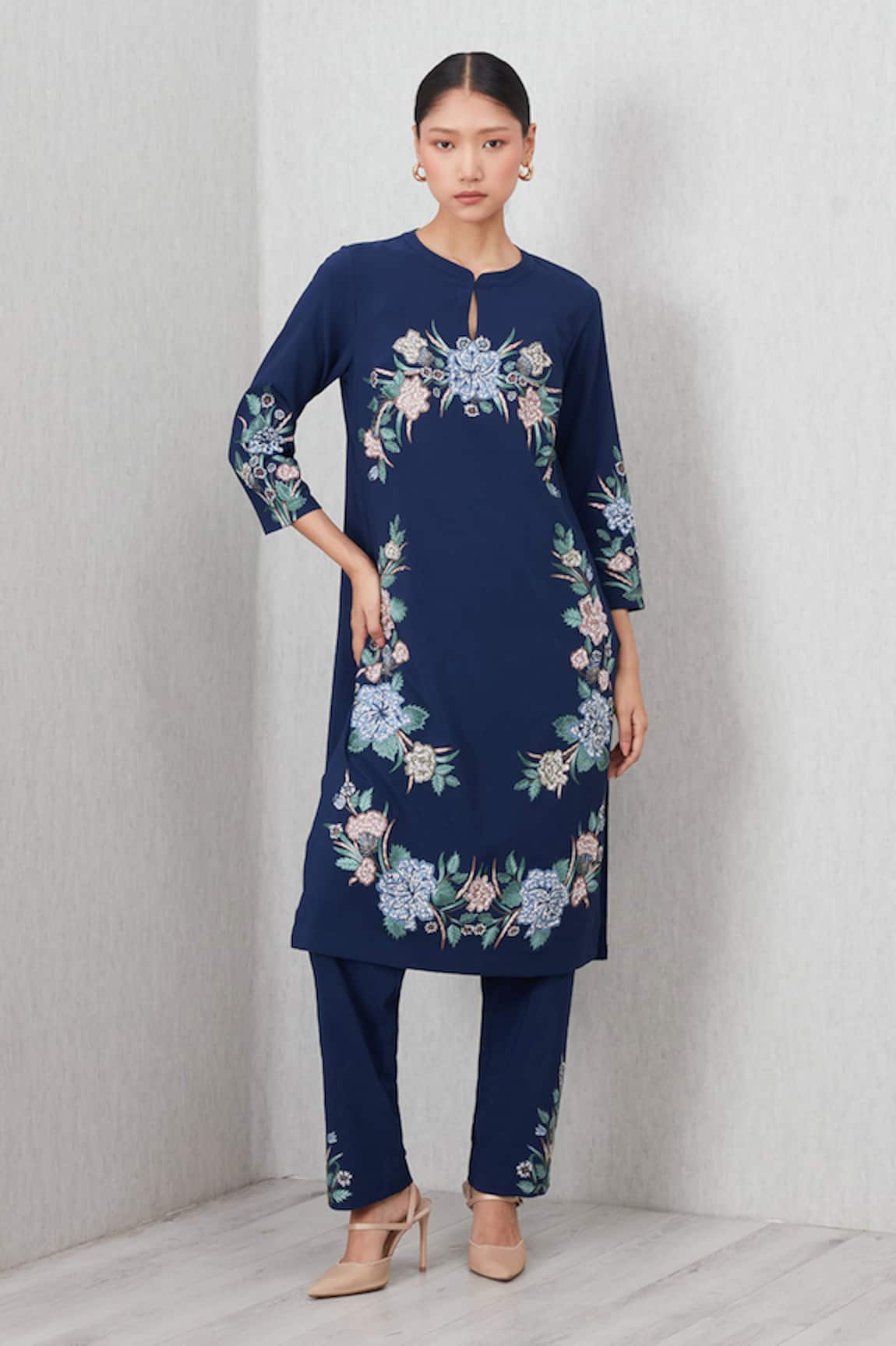 RANNA GILL Elowen Printed Kurta & Pant Set 