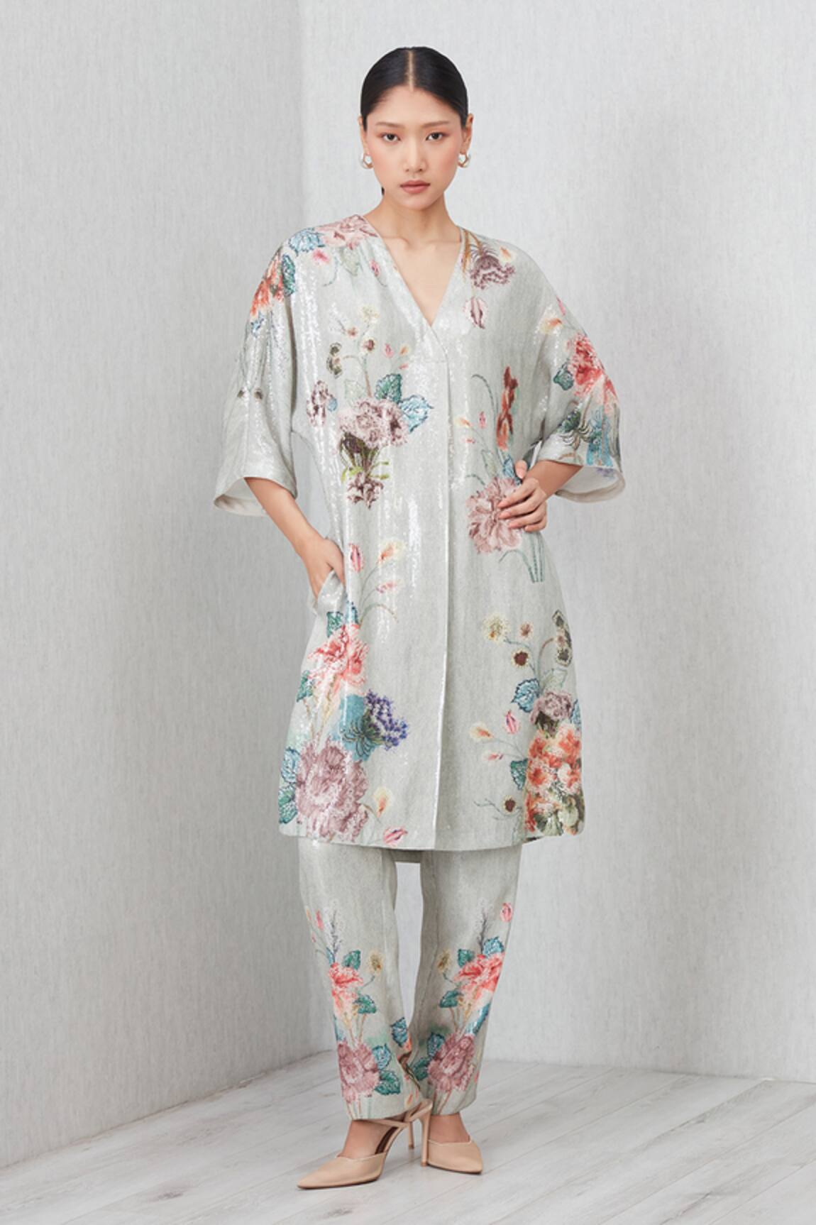 RANNA GILL Laurel Printed Kurta Set 