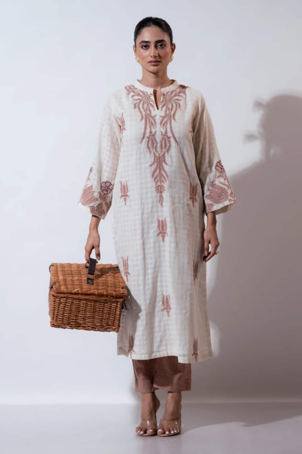 Vaani Beswal Somnia Embroidered Kurta Set 