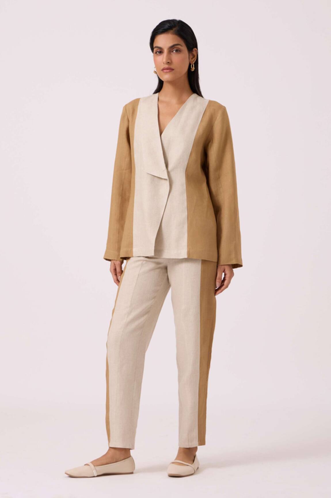 The Summer House Tamara Linen Panelled Pant 