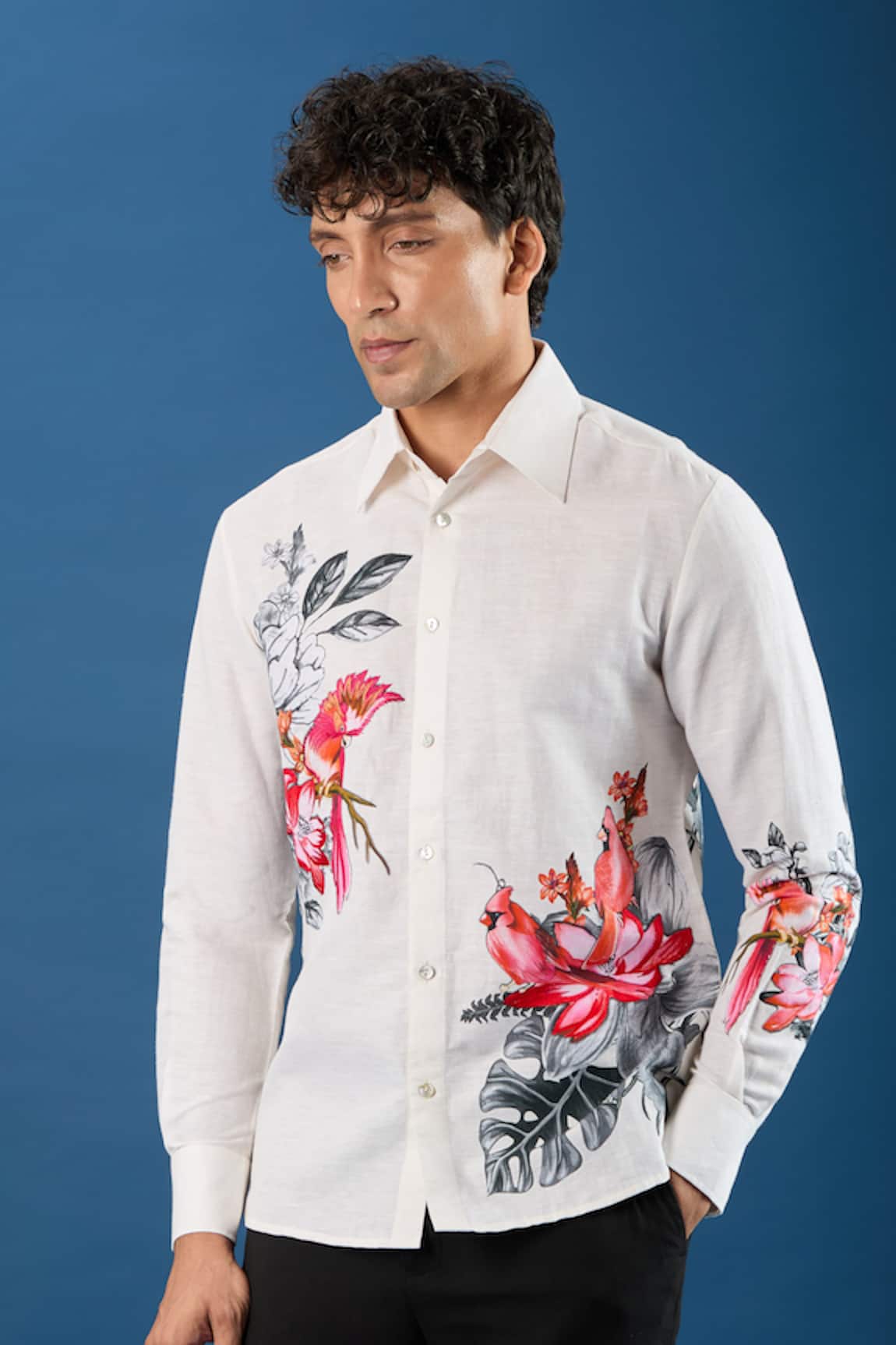 Rohit Bal Ivory Poplin Shirt 