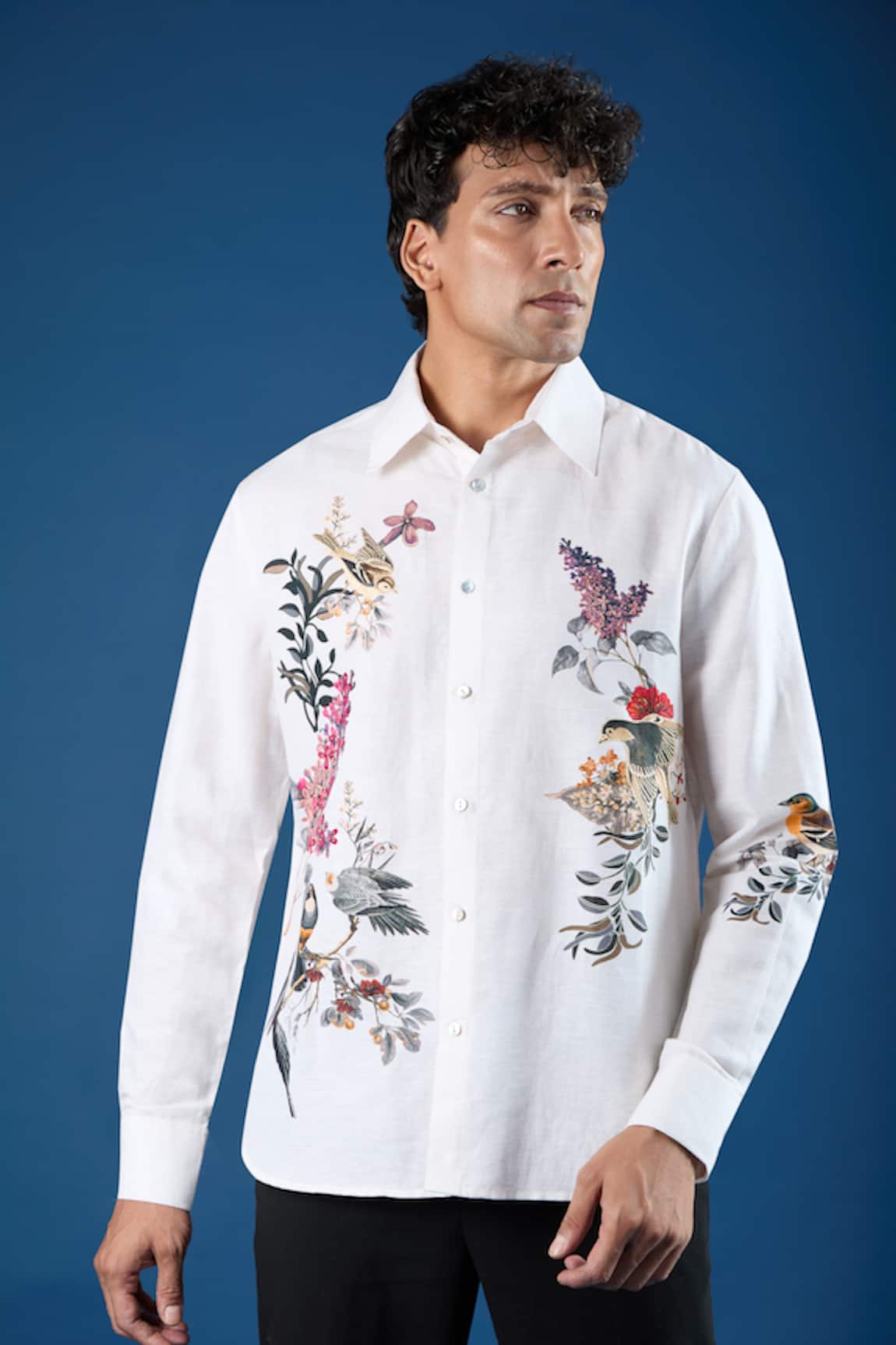 Rohit Bal Ivory Poplin Shirt 