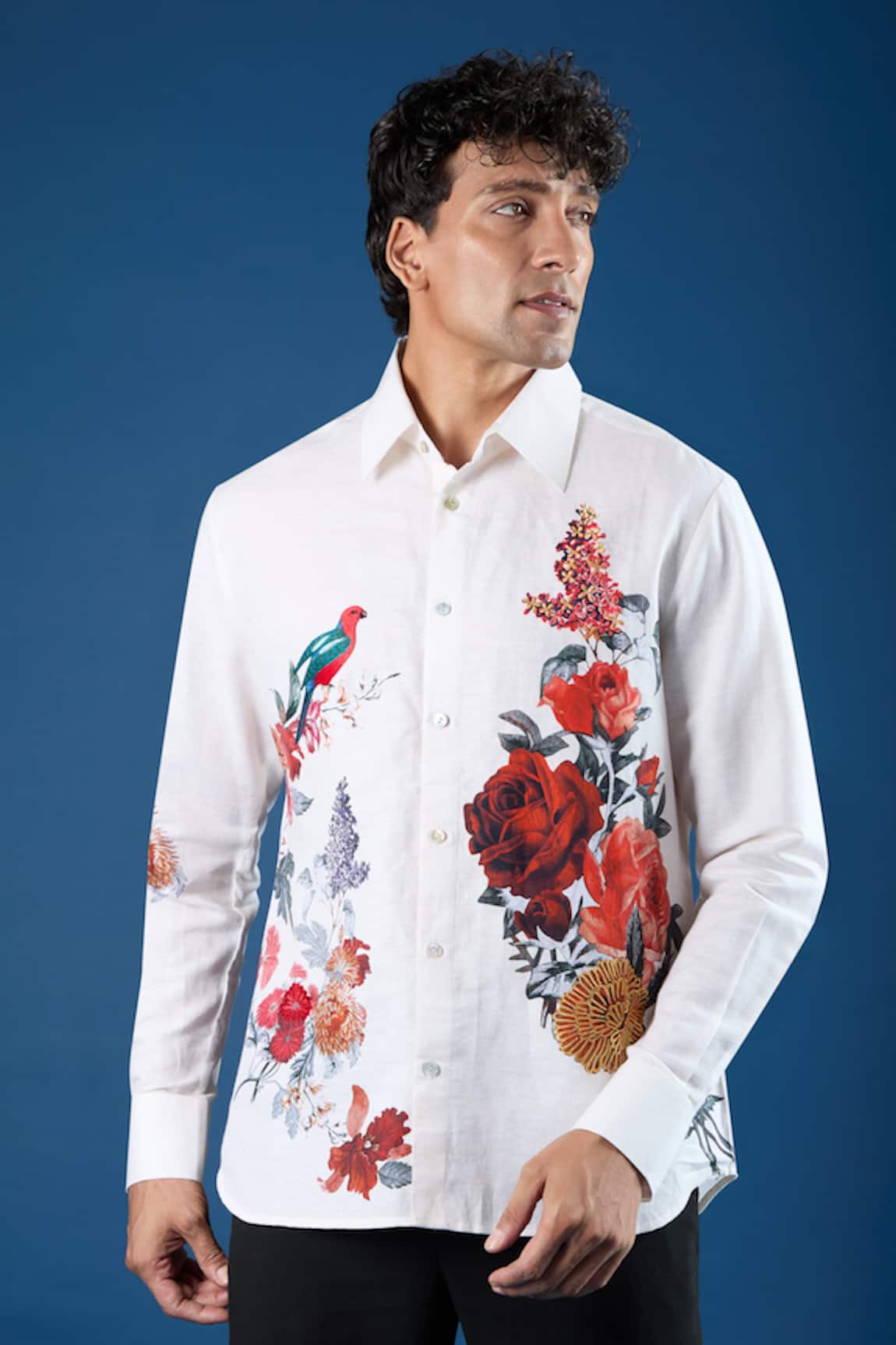 Rohit Bal Ivory Poplin Shirt 