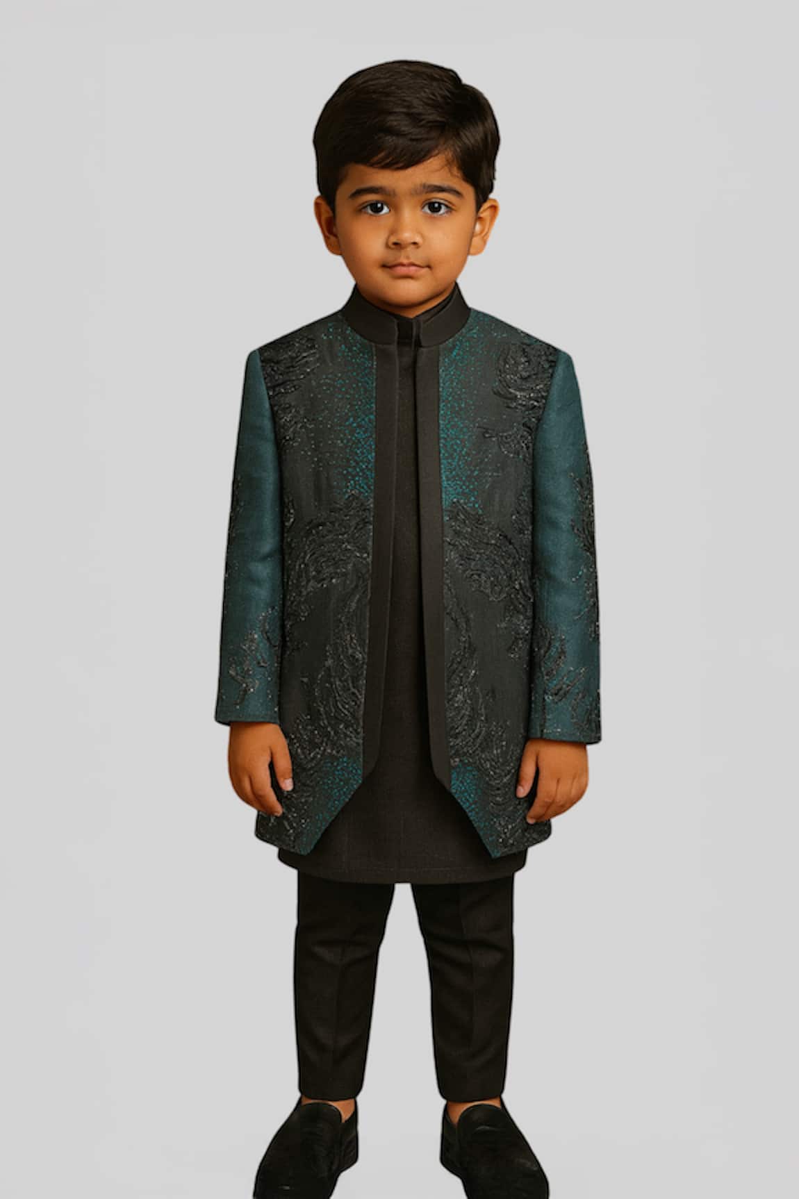PAARSH Niroveer Embroidered Achkan Set 