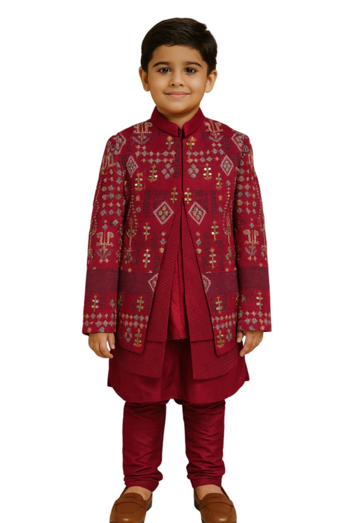 PAARSH Lalitra Embroidered Bandhgala Set