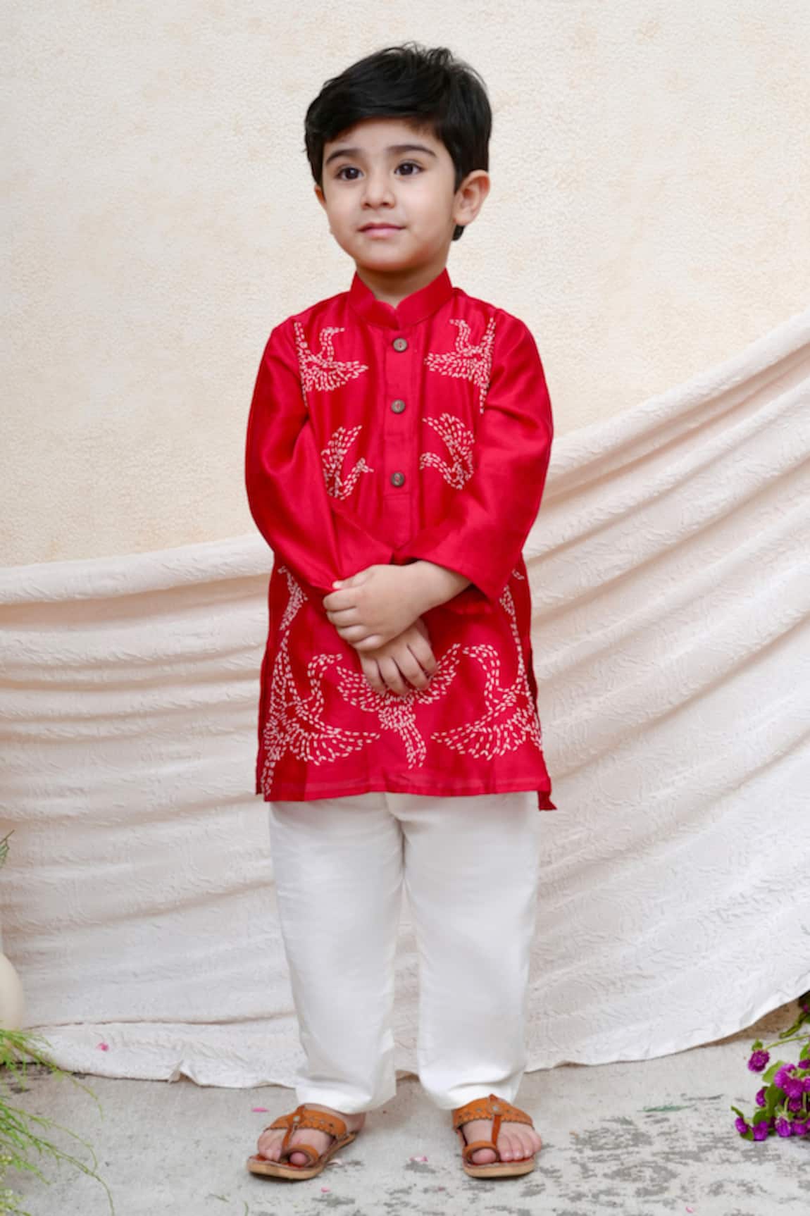 P & S CO Embroidered Kurta Set 