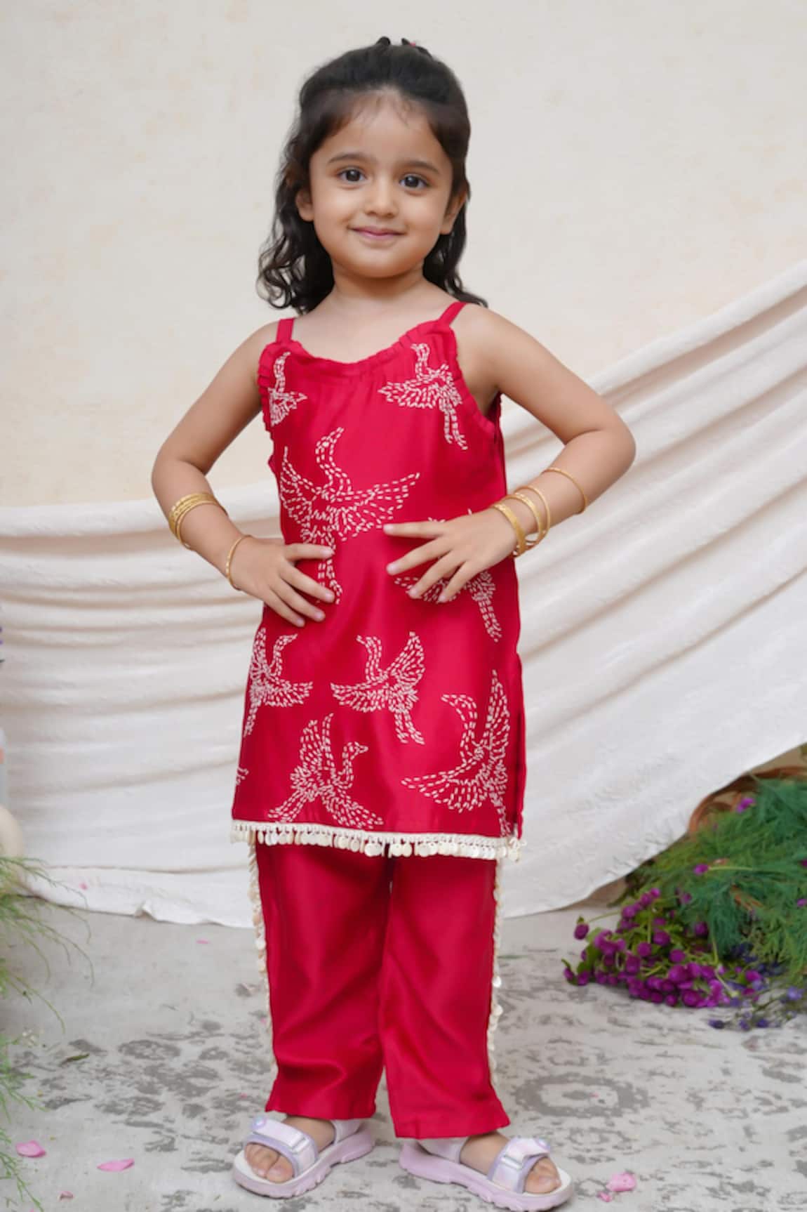 P & S CO Embroidered Kurta Set 