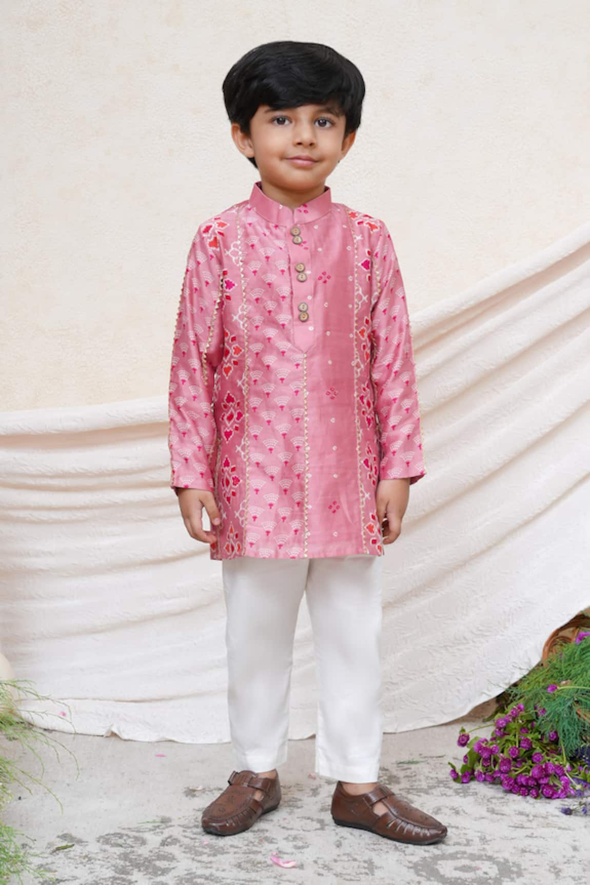 P & S CO Printed Kurta Set 