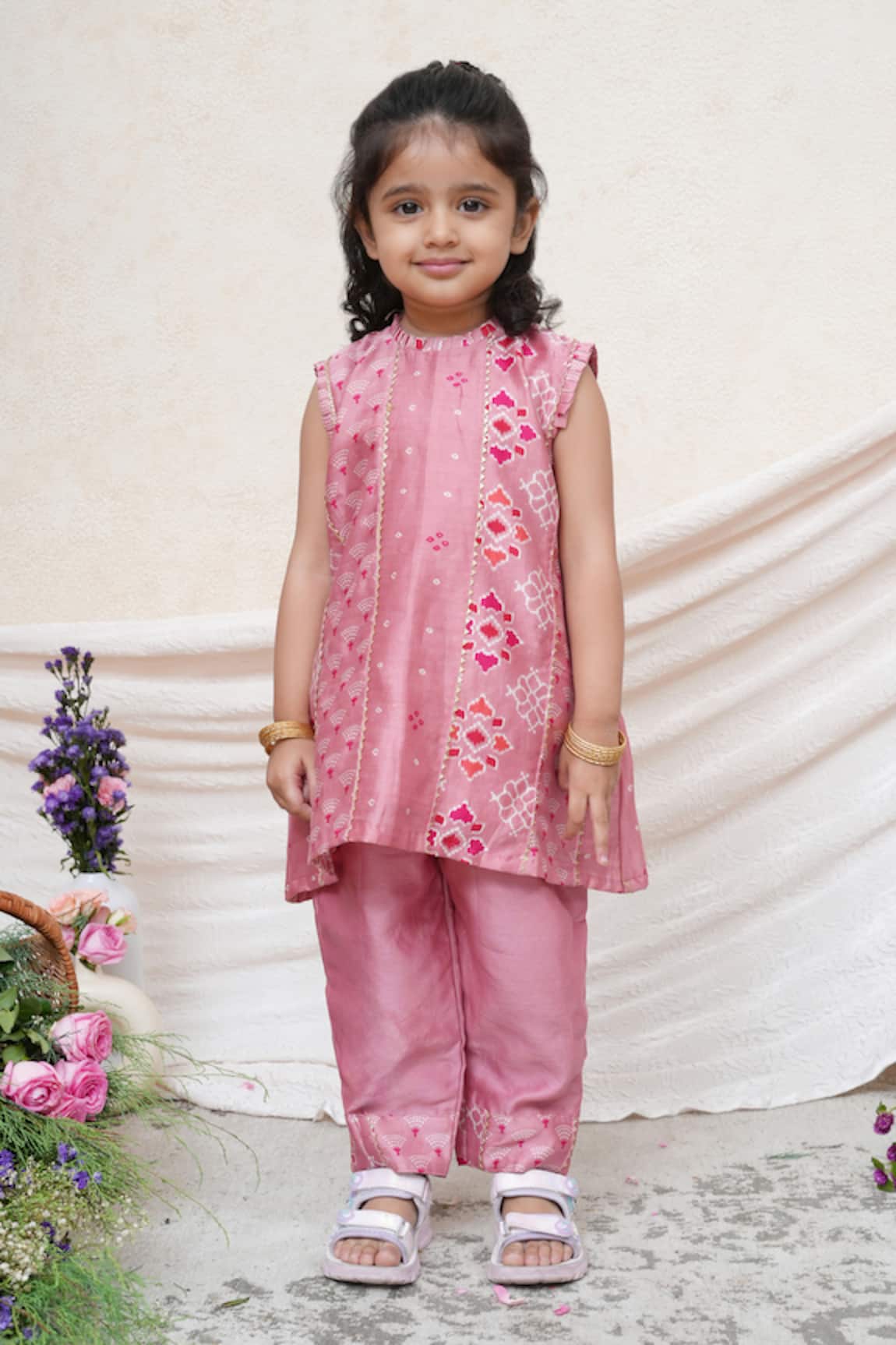 P & S CO Printed Kurta Set 