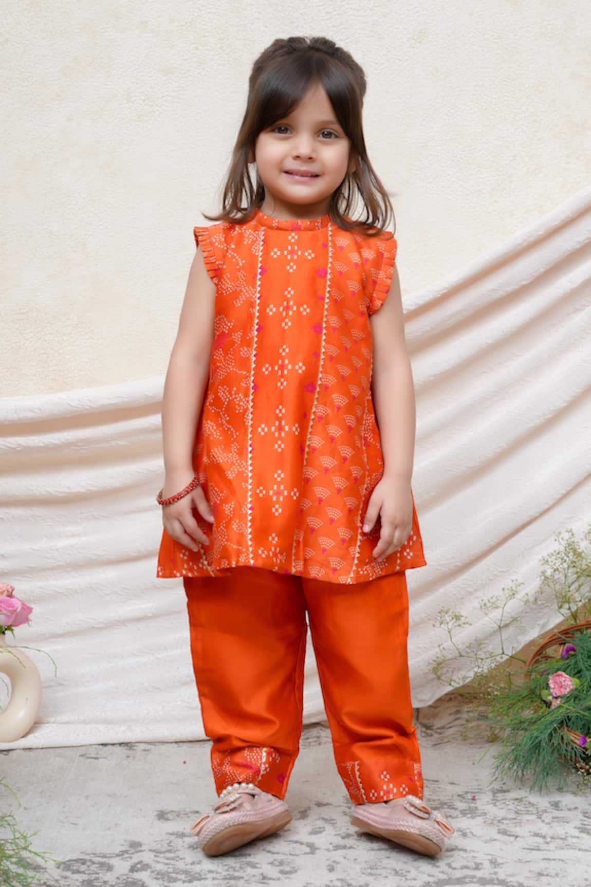 P & S CO Printed Kurta Set 