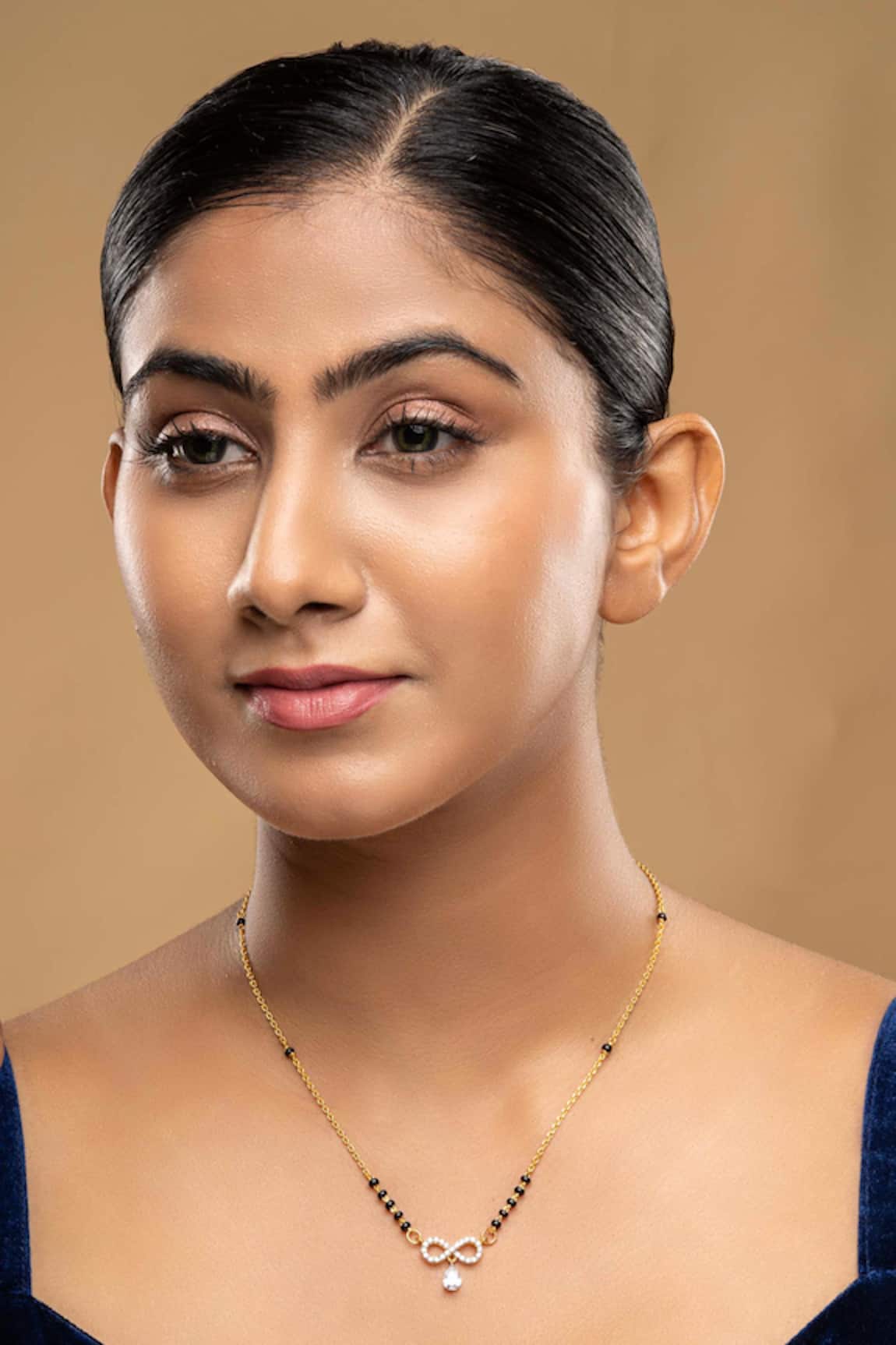 Sica Jewellery 925 Silver Infinity Drop Mangalsutra 