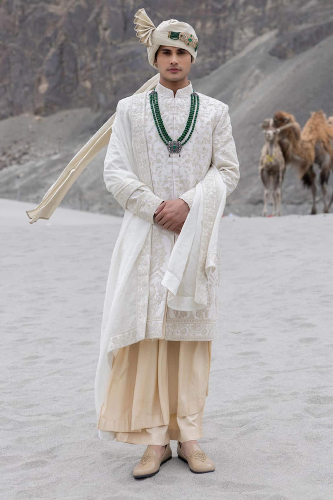 Amit Arora Hand Embroidered Sherwani Kurta Set 