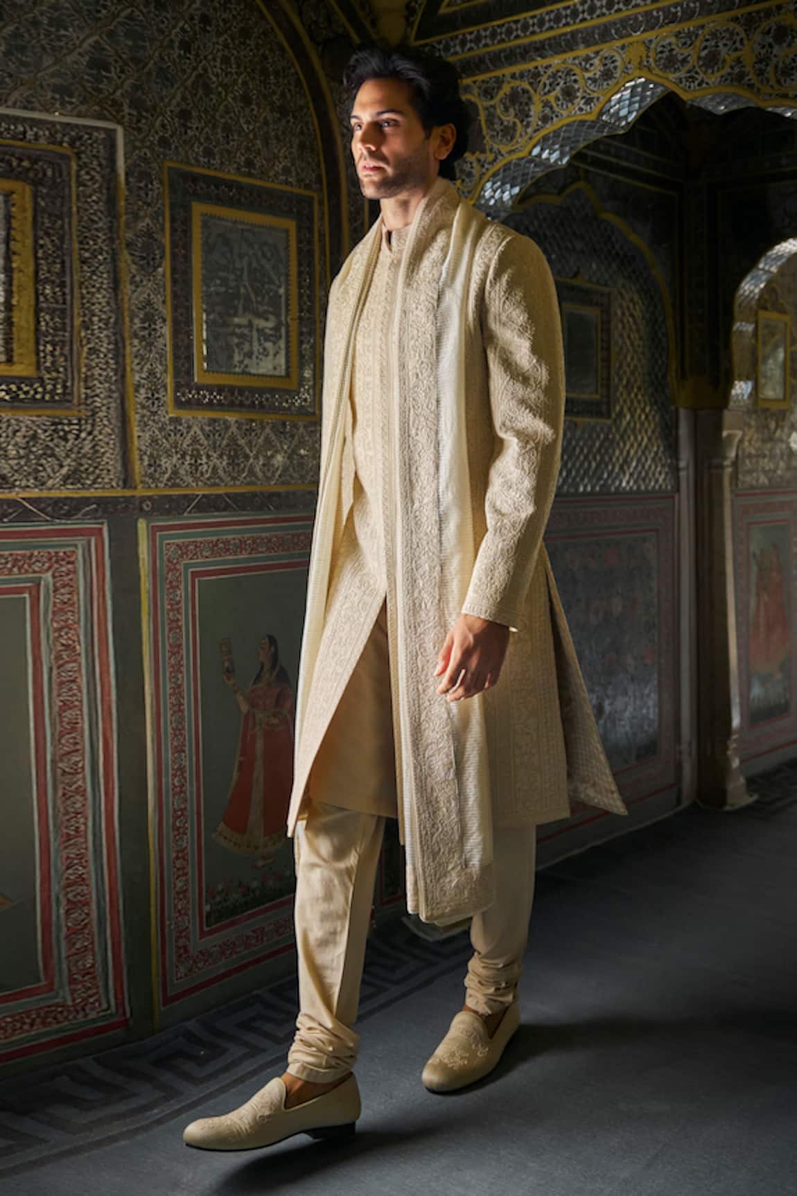 Seema Gujral Embroidered Sherwani Set 