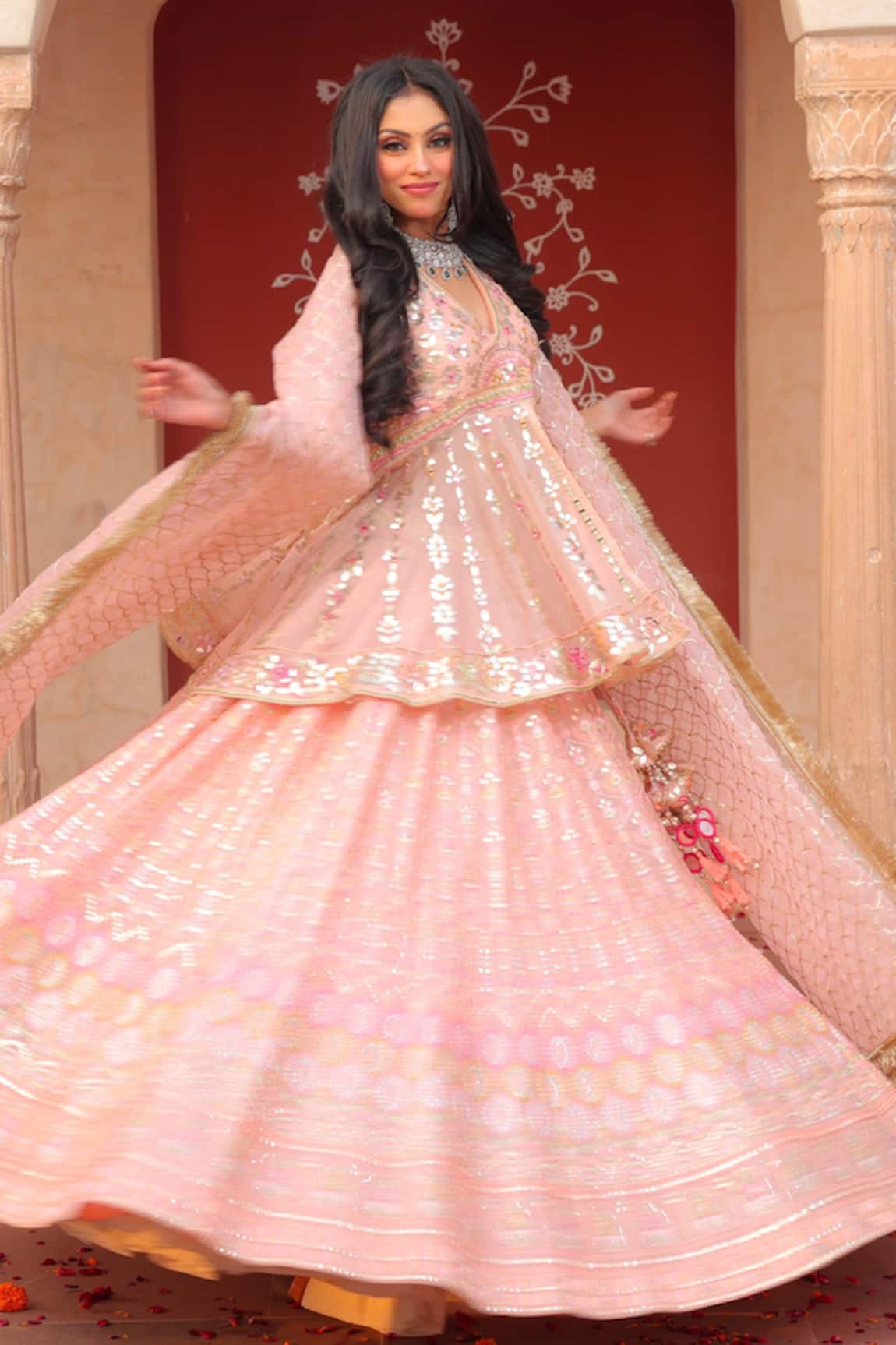 Amaltas Couture Embroidered Lehenga Set 