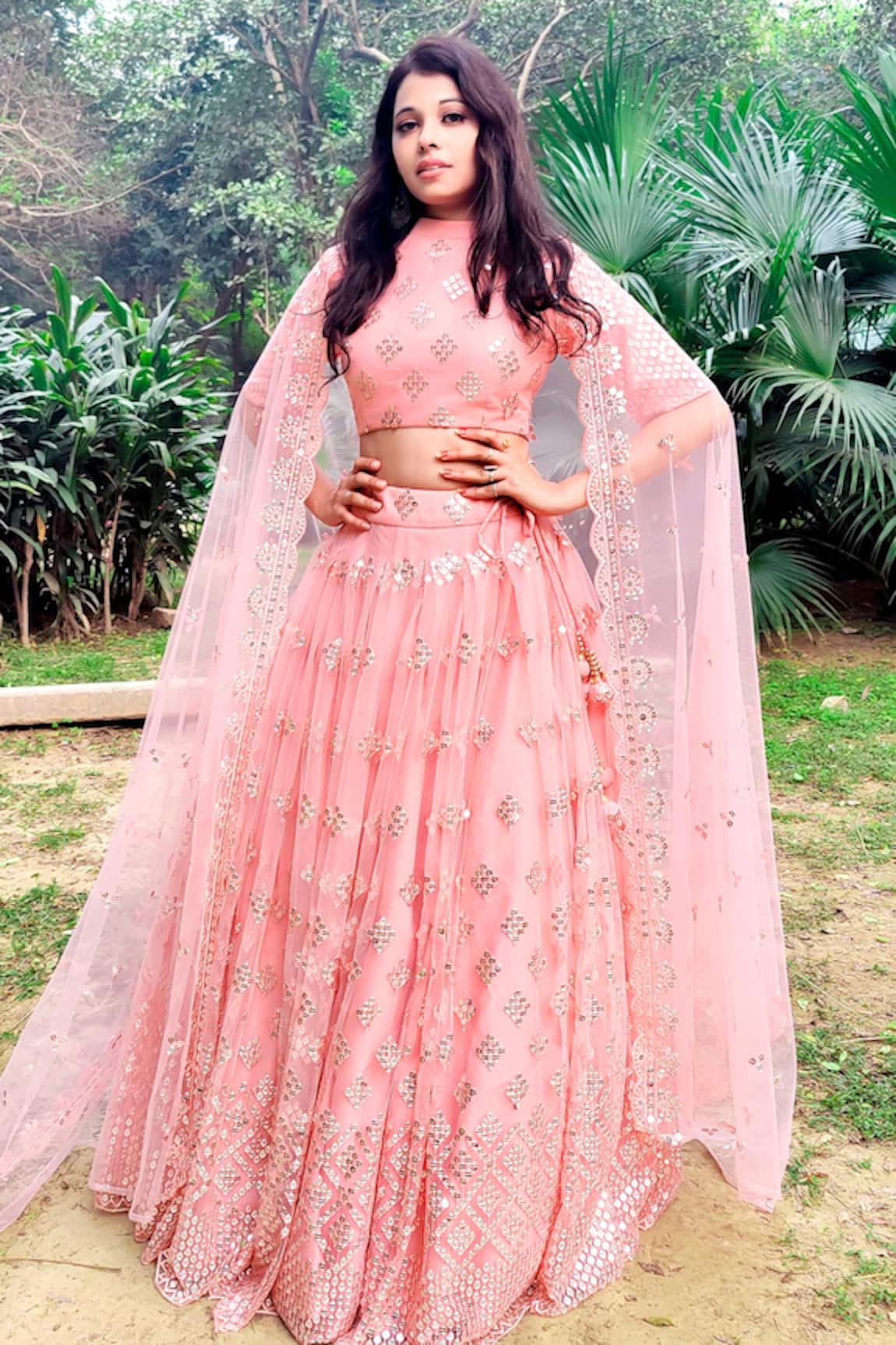 Amaltas Couture Sequin Work Lehenga Set 