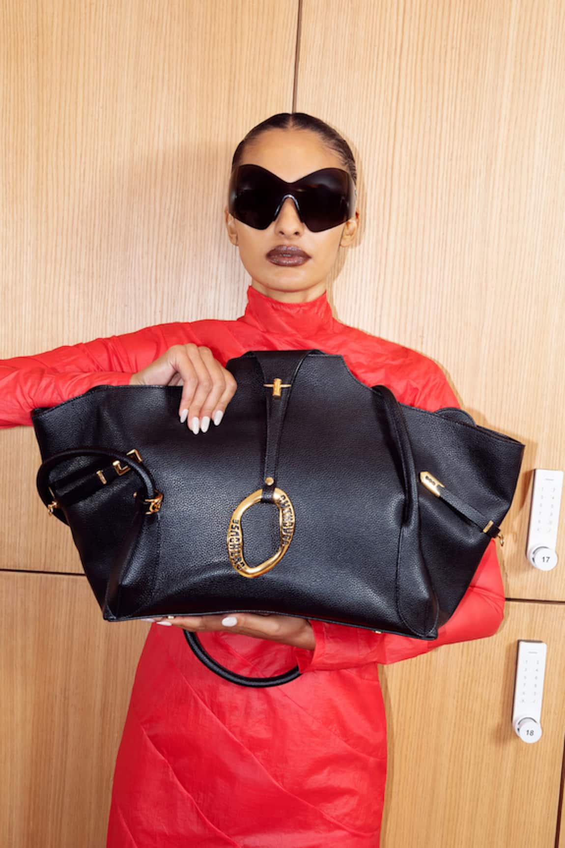 Outhouse The Boss Leather Tote Bag 