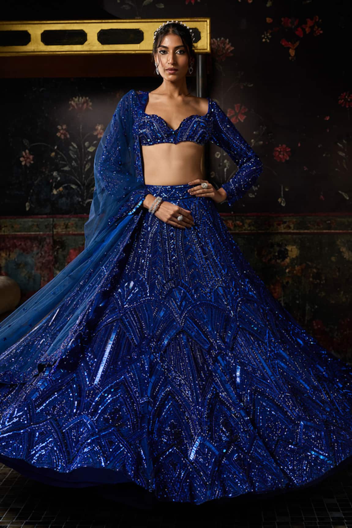 Diyarajvvir Tonal Embellished Lehenga Set 