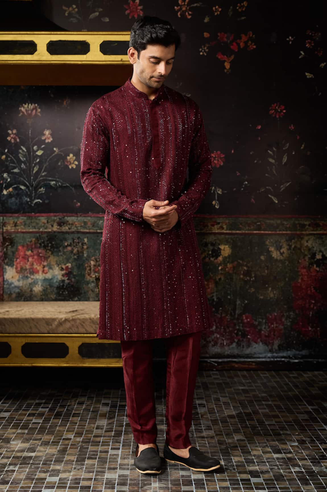 Diyarajvvir Embroidered Kurta With Pant 