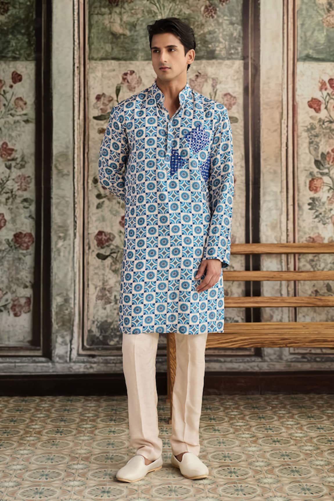 Diyarajvvir Printed Kurta With Pant 