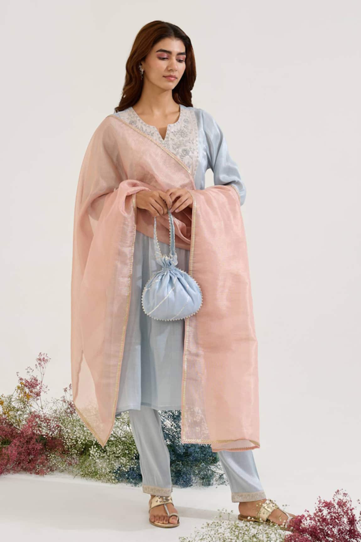 Nero India Kota Tissue Dupatta